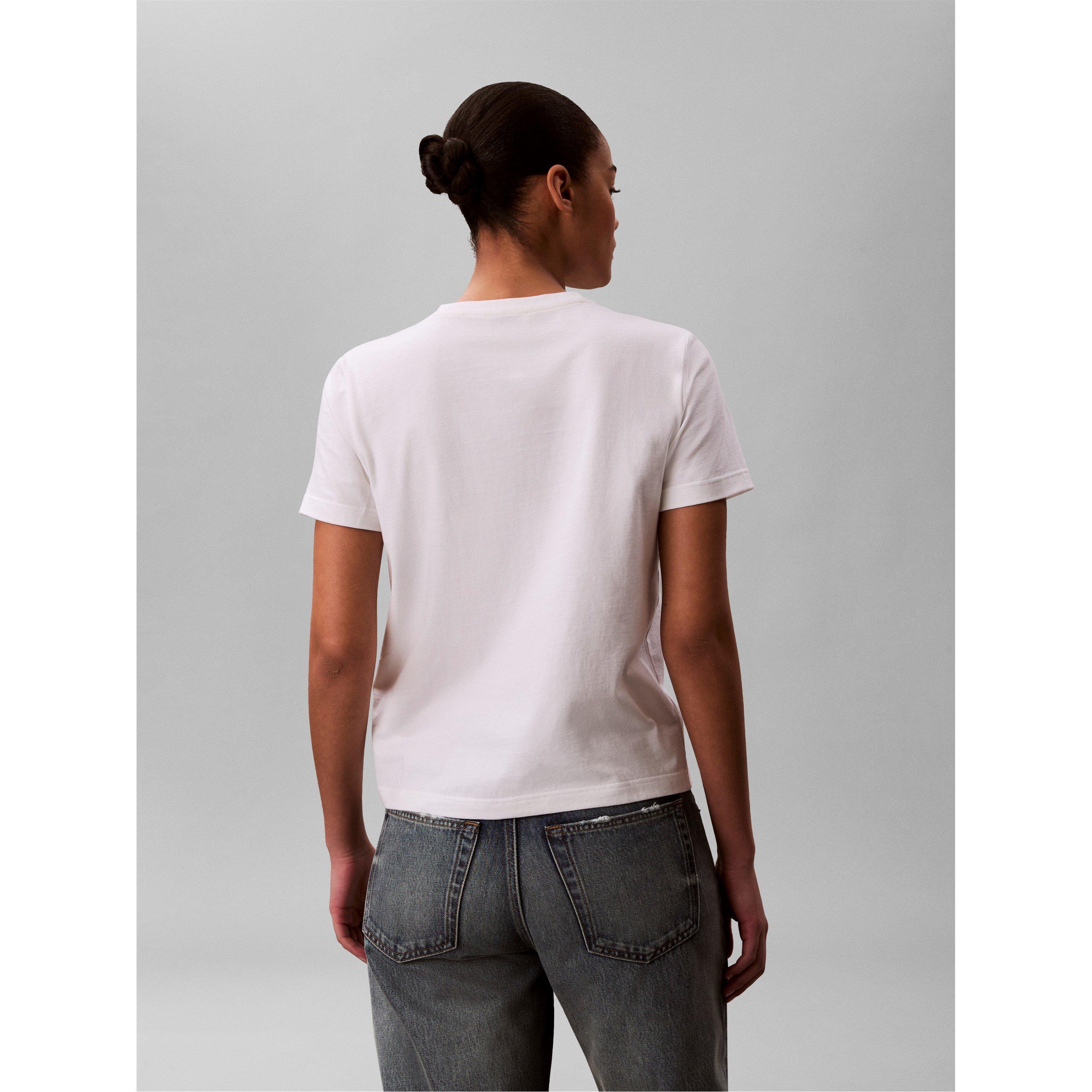 Strahlendes Weiß - Calvin Klein Jeans - CKJ WL Class Fit Tee Ld63 - 5