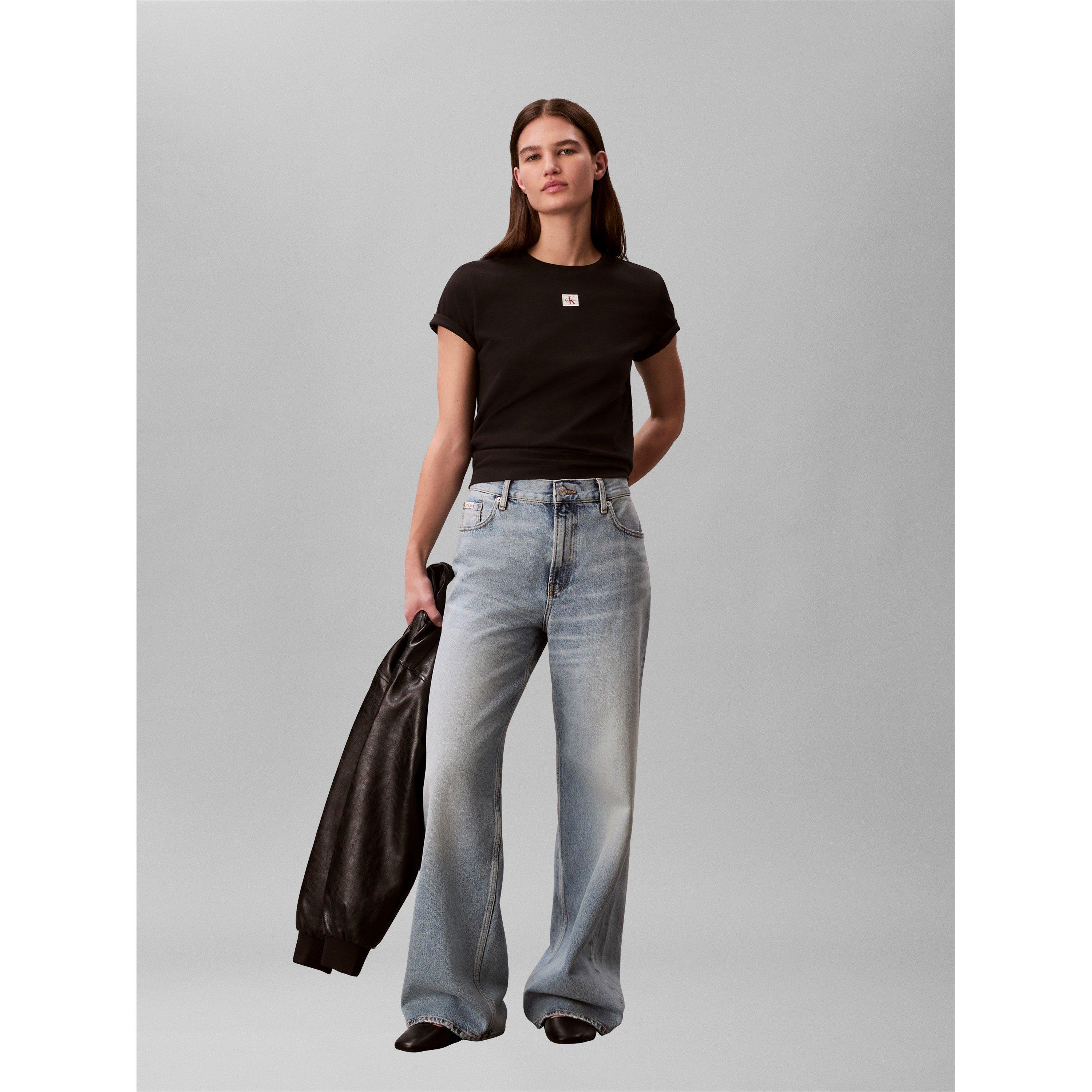 Black - Calvin Klein Jeans - Women's T-Shirt - 3