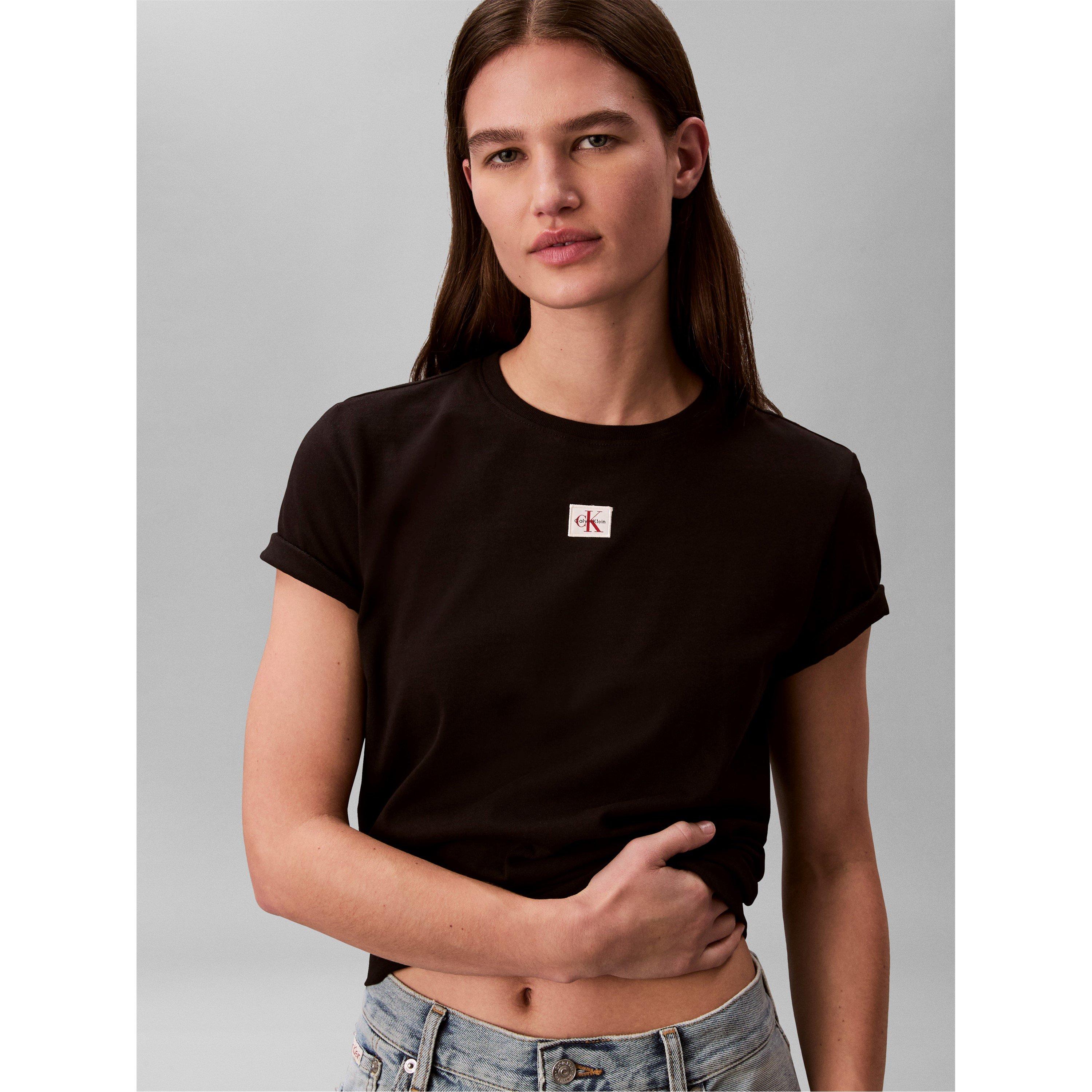 Black - Calvin Klein Jeans - Women's T-Shirt - 4