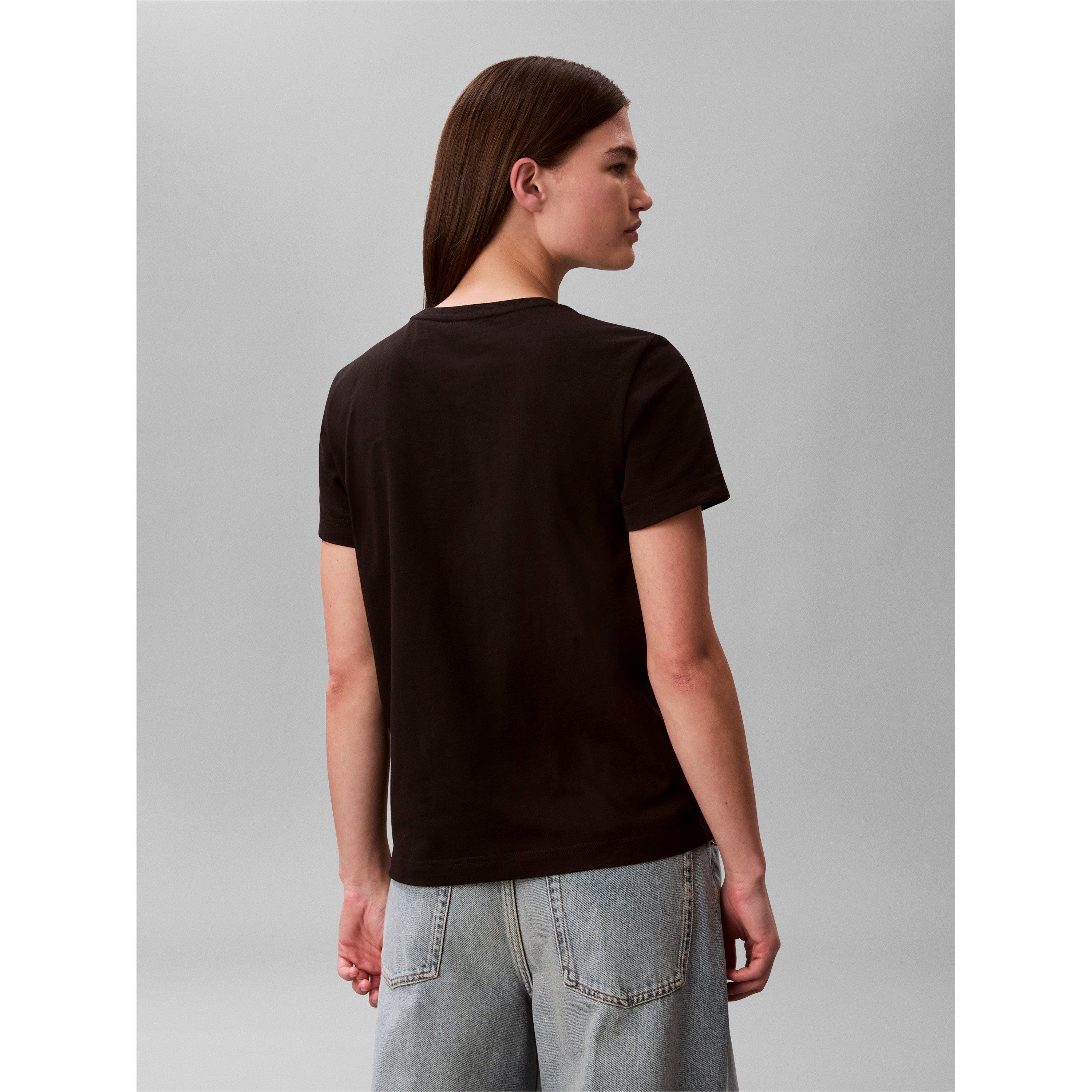 Black - Calvin Klein Jeans - Women's T-Shirt - 5