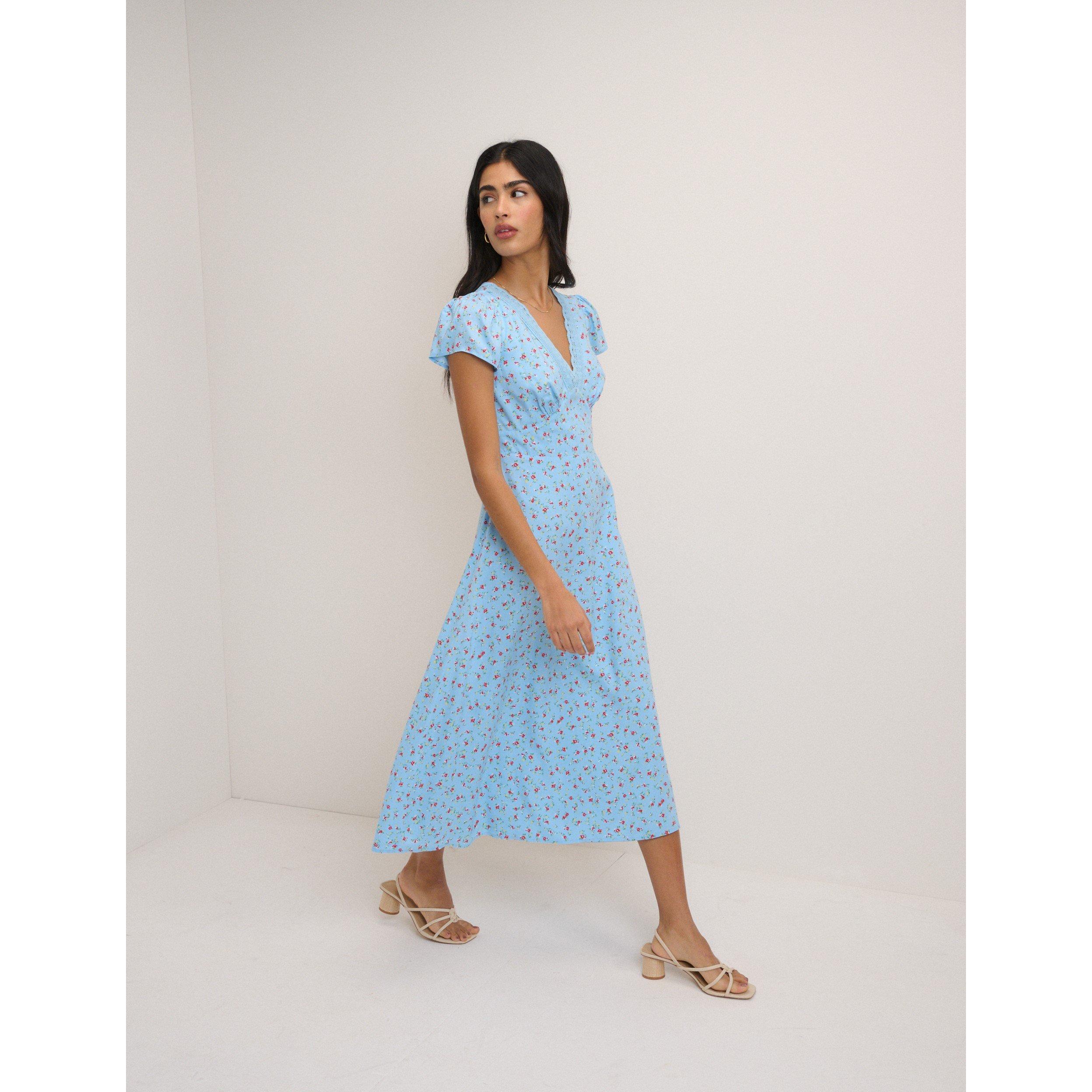 Nobodys Child Women's Nc Kacey Midi Dress - Denim - 18 (2XL)