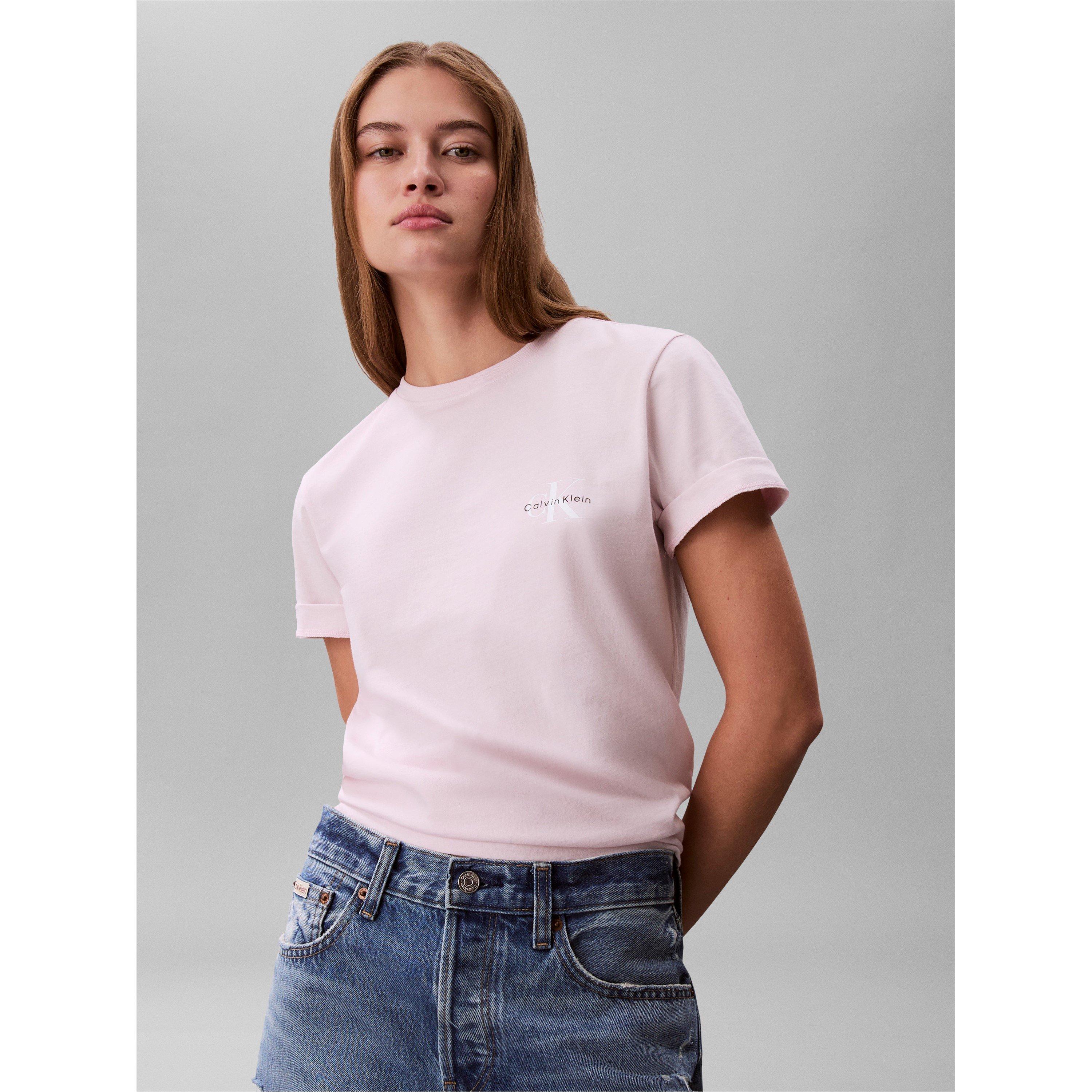 Pink/Black - Calvin Klein Jeans - CKJ A-Logo 2Pk Tee Ld63 - 3
