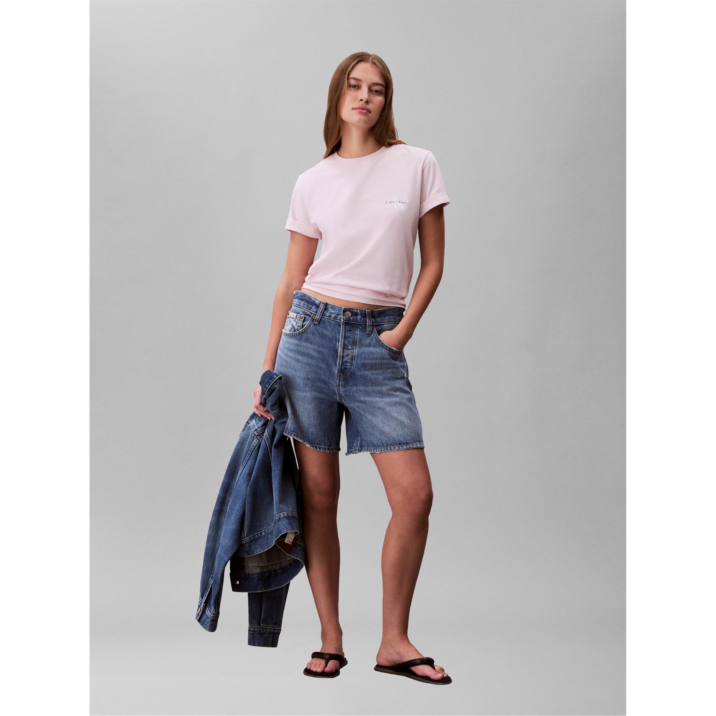 Pink/Black - Calvin Klein Jeans - CKJ A-Logo 2Pk Tee Ld63 - 5