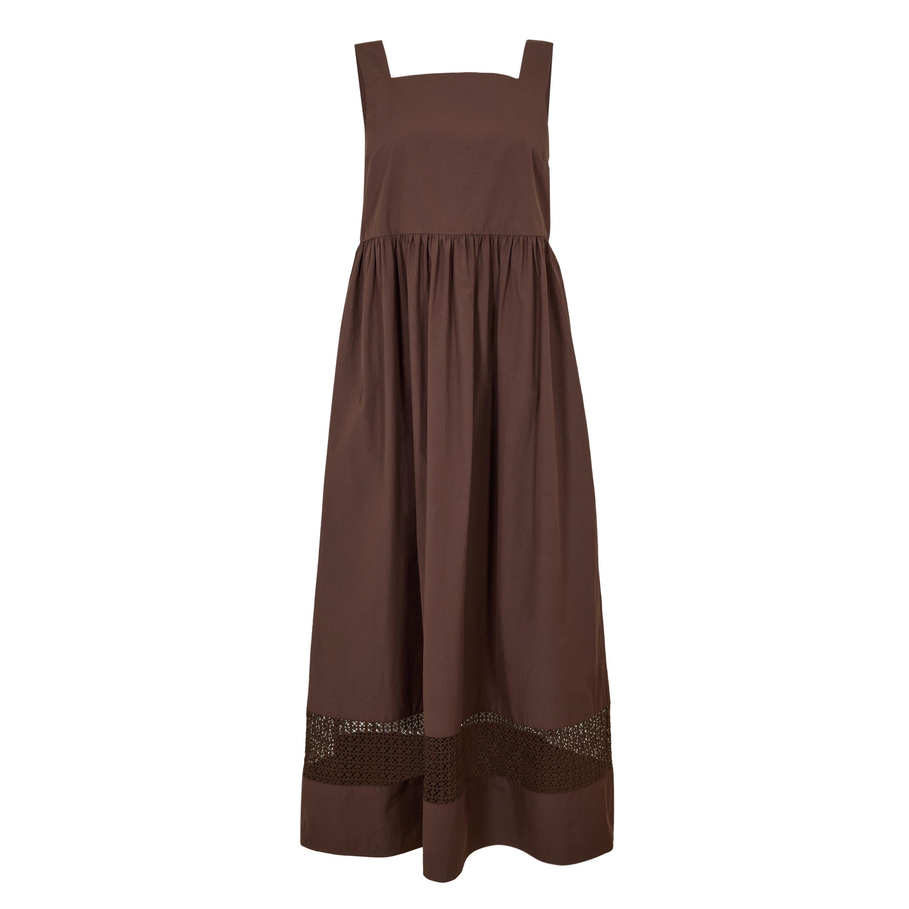 Weekend Max Mara Women's Long Maxi Dress - Chocolate - Size 14 (L)