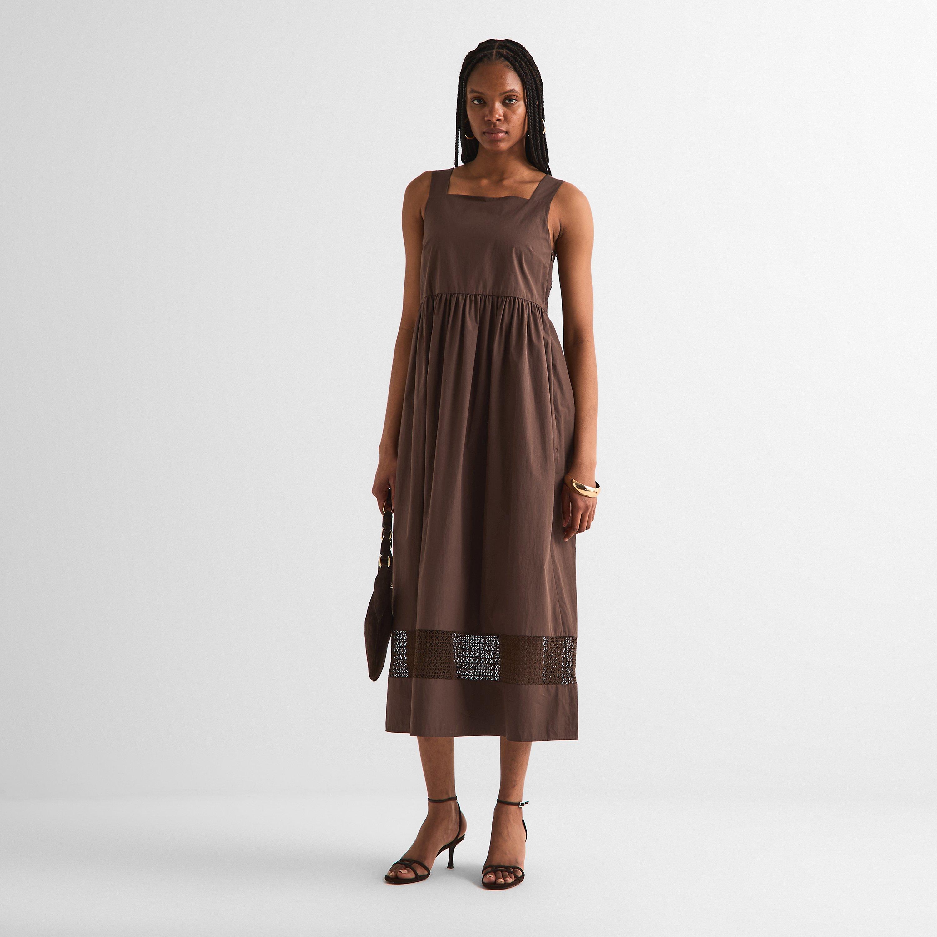 Chocolate - Weekend Max Mara - Women's Long Maxi Dress - 6