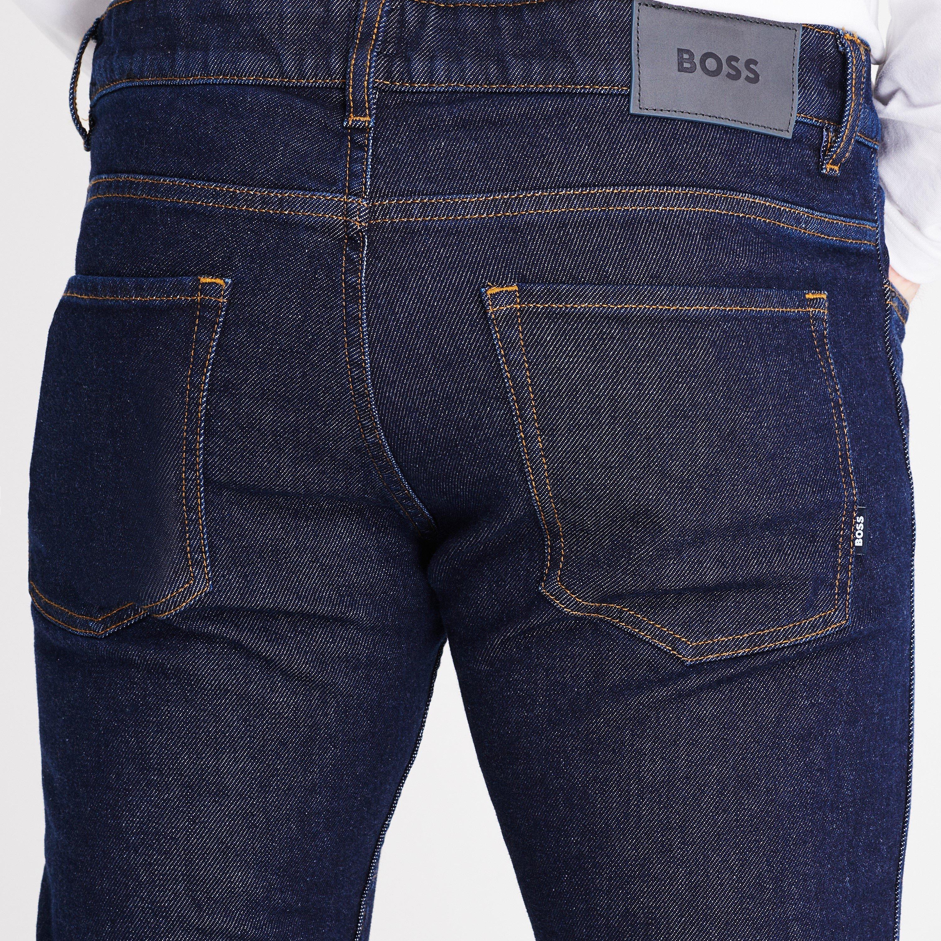 Medium Blue 420 - Boss - Men's HBB Delaware3Slm Slim-fit Jeans - 5