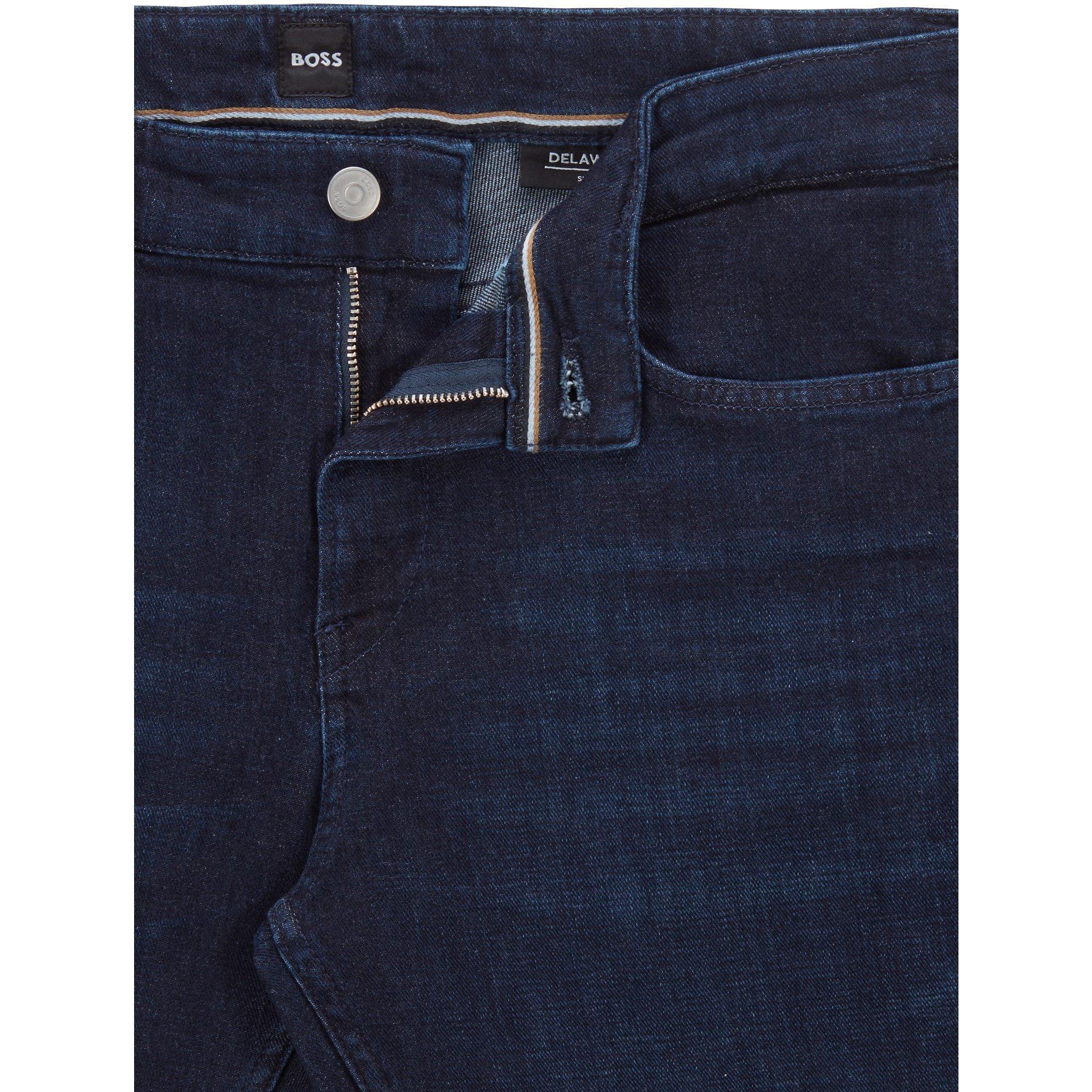 Navy 415 - Boss - Men's HBB Delaware3Slm Slim-fit Jeans - 6