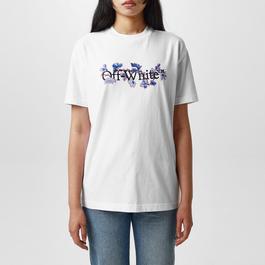 Off White Flower T-Shirt