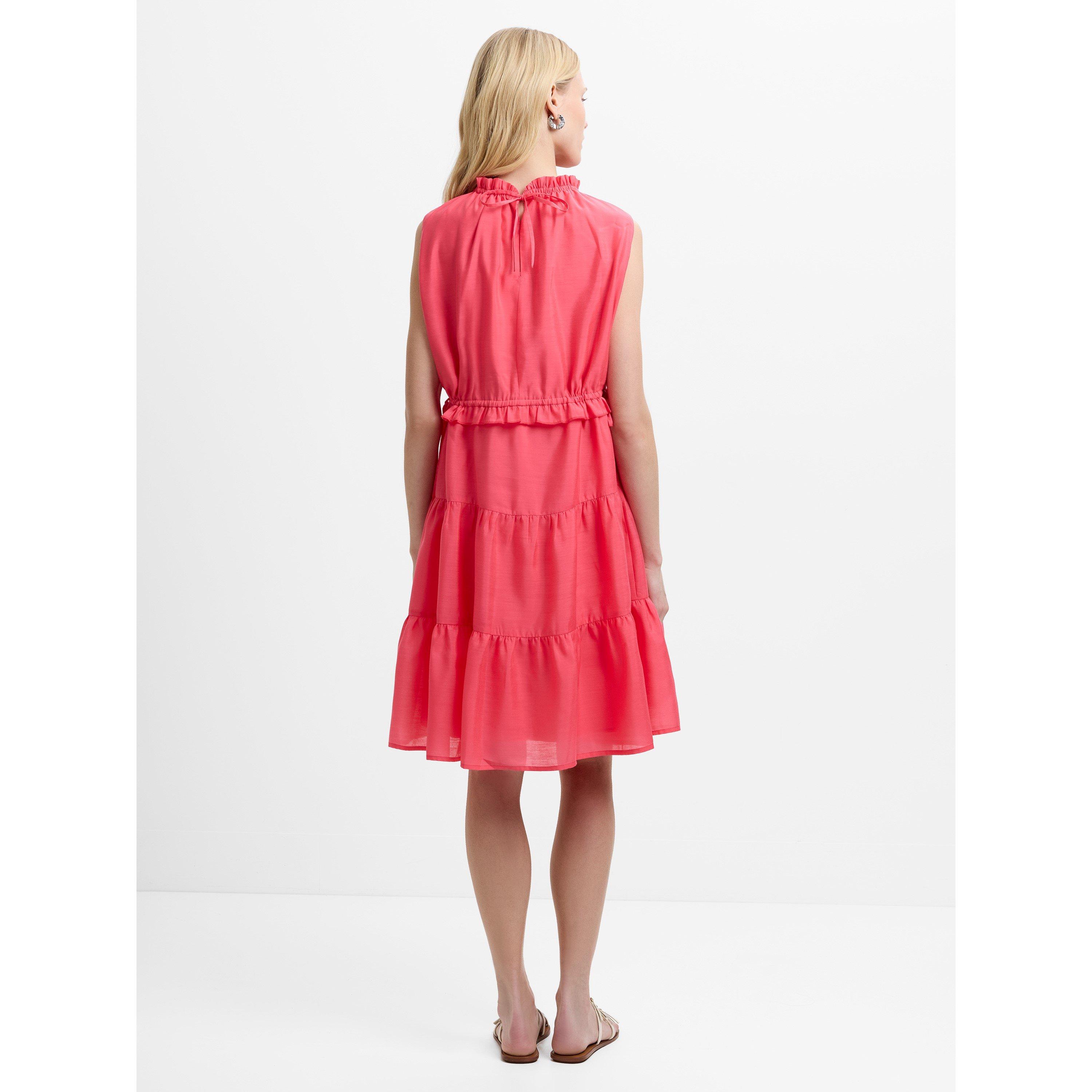 Fuschia Pink - French Connection - Women's Swing Dress - 4