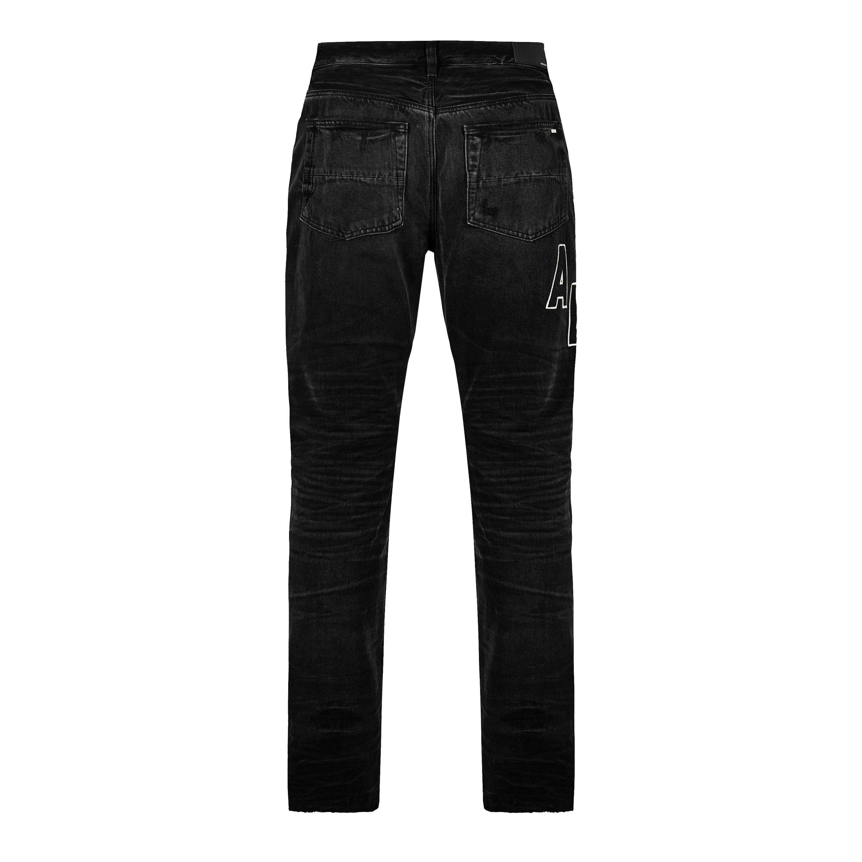 Faded Black - Amiri - Hockey Straight Jeans - 2