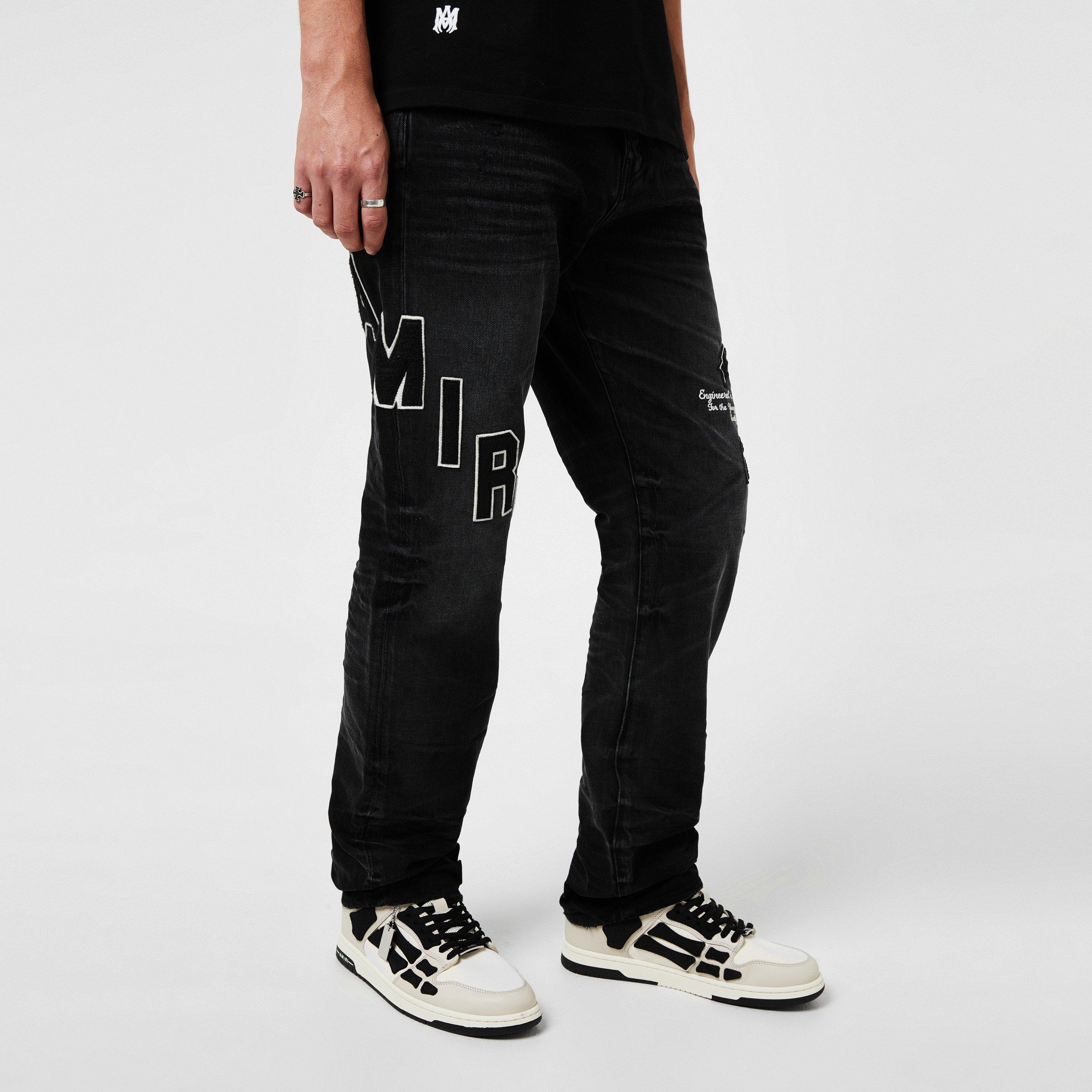 Faded Black - Amiri - Hockey Straight Jeans - 3