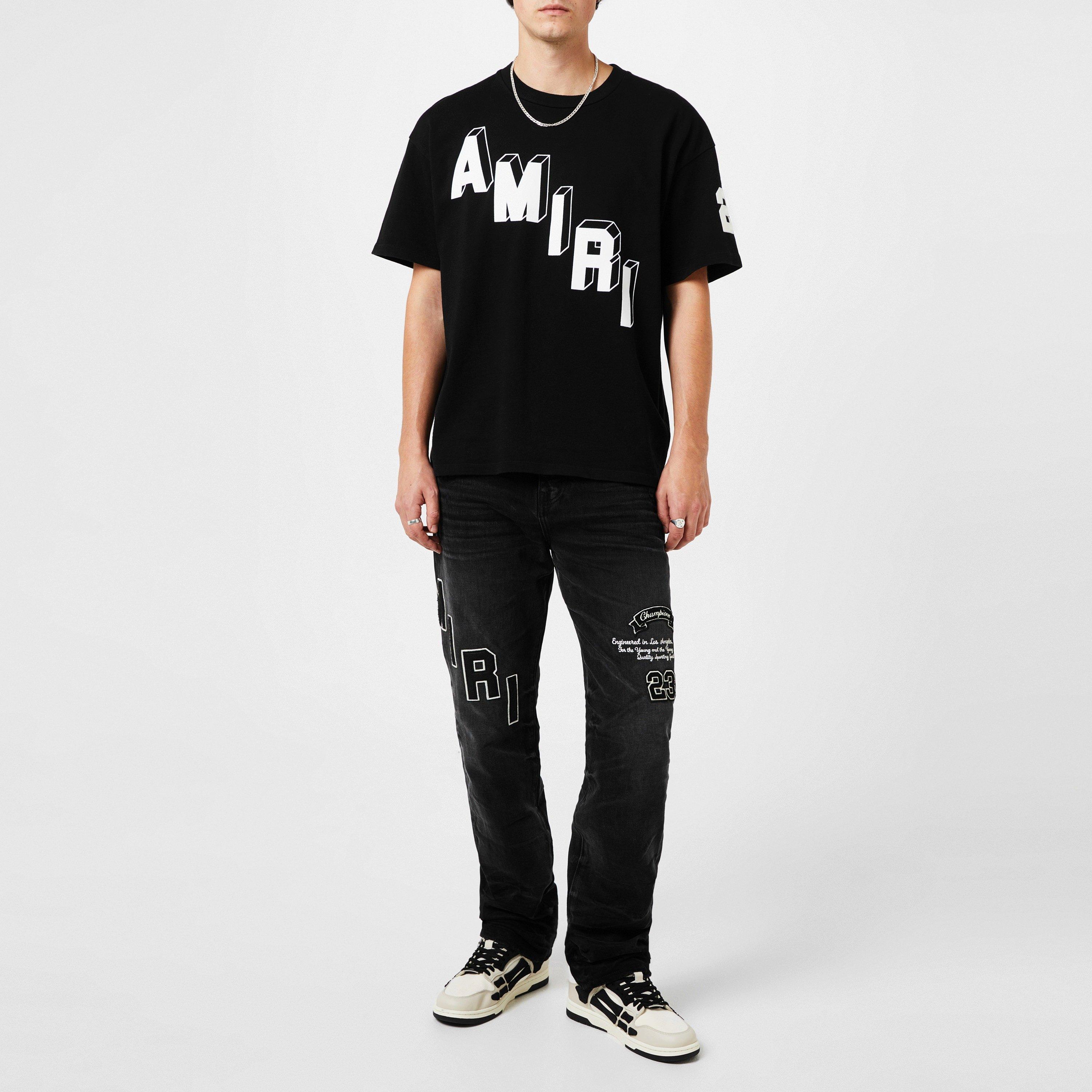 Faded Black - Amiri - Hockey Straight Jeans - 5