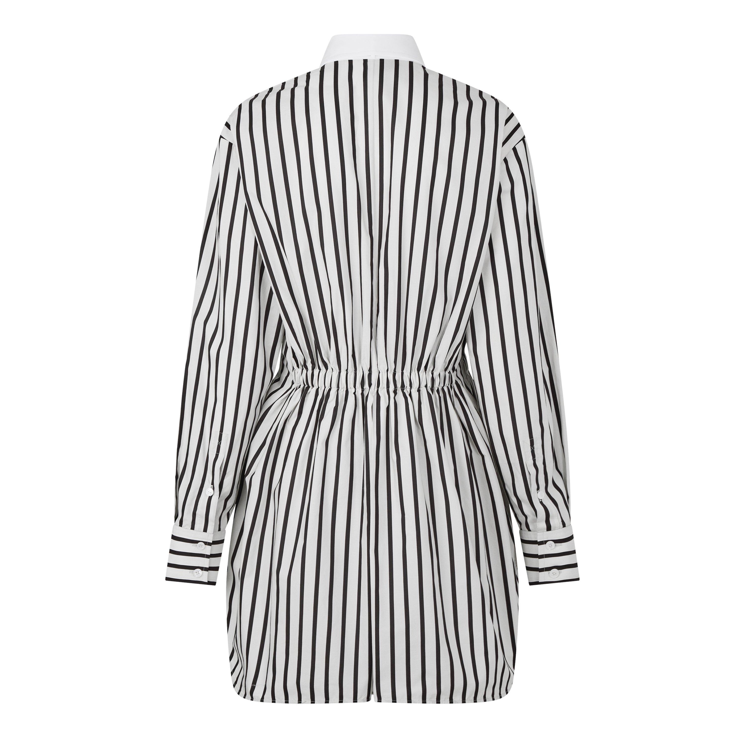 Avorio/Chocolat - Valentino - Val Stripe Dress Ld63 - 2