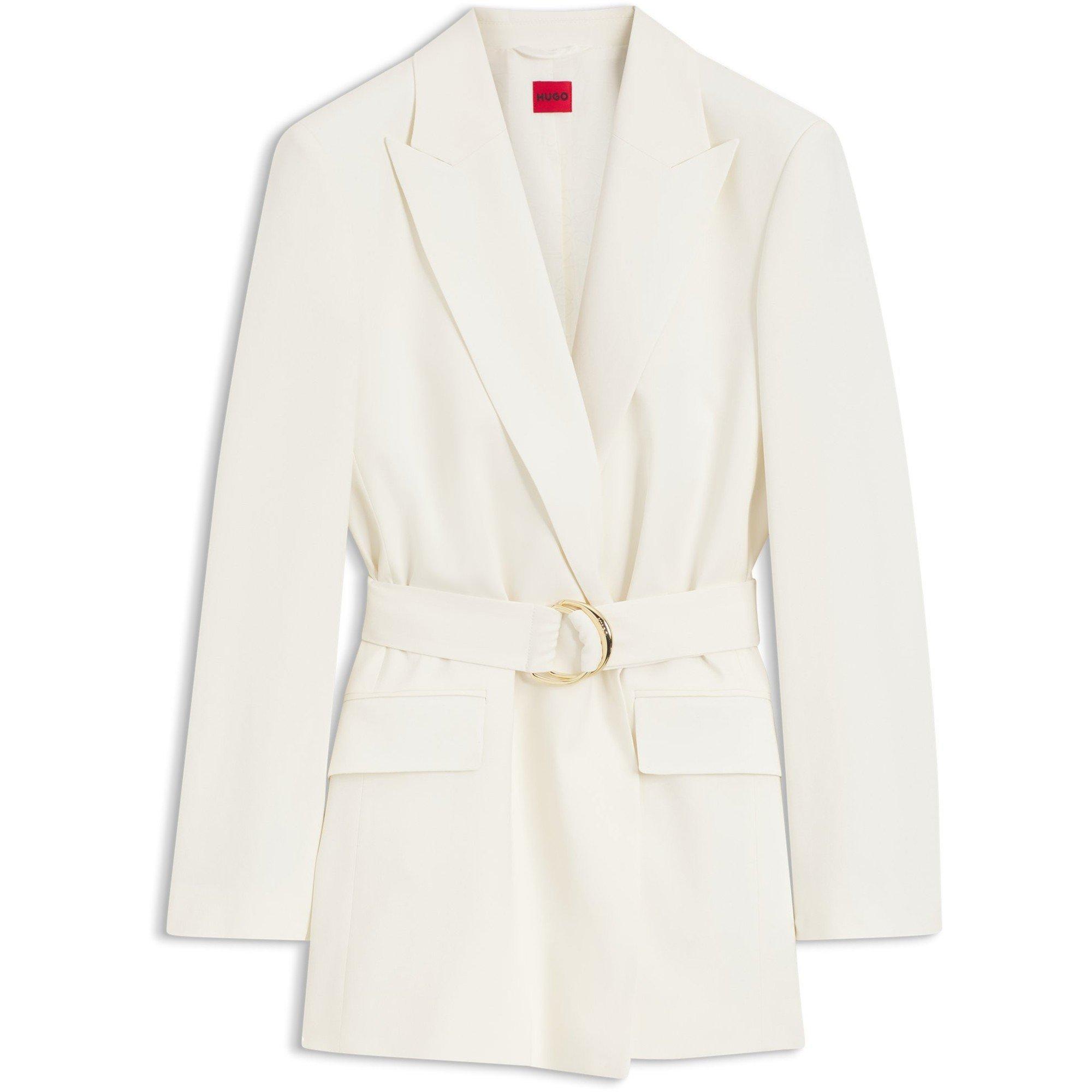 Hugo Women's Blazer Dress - Cream 115 - 8 (S)