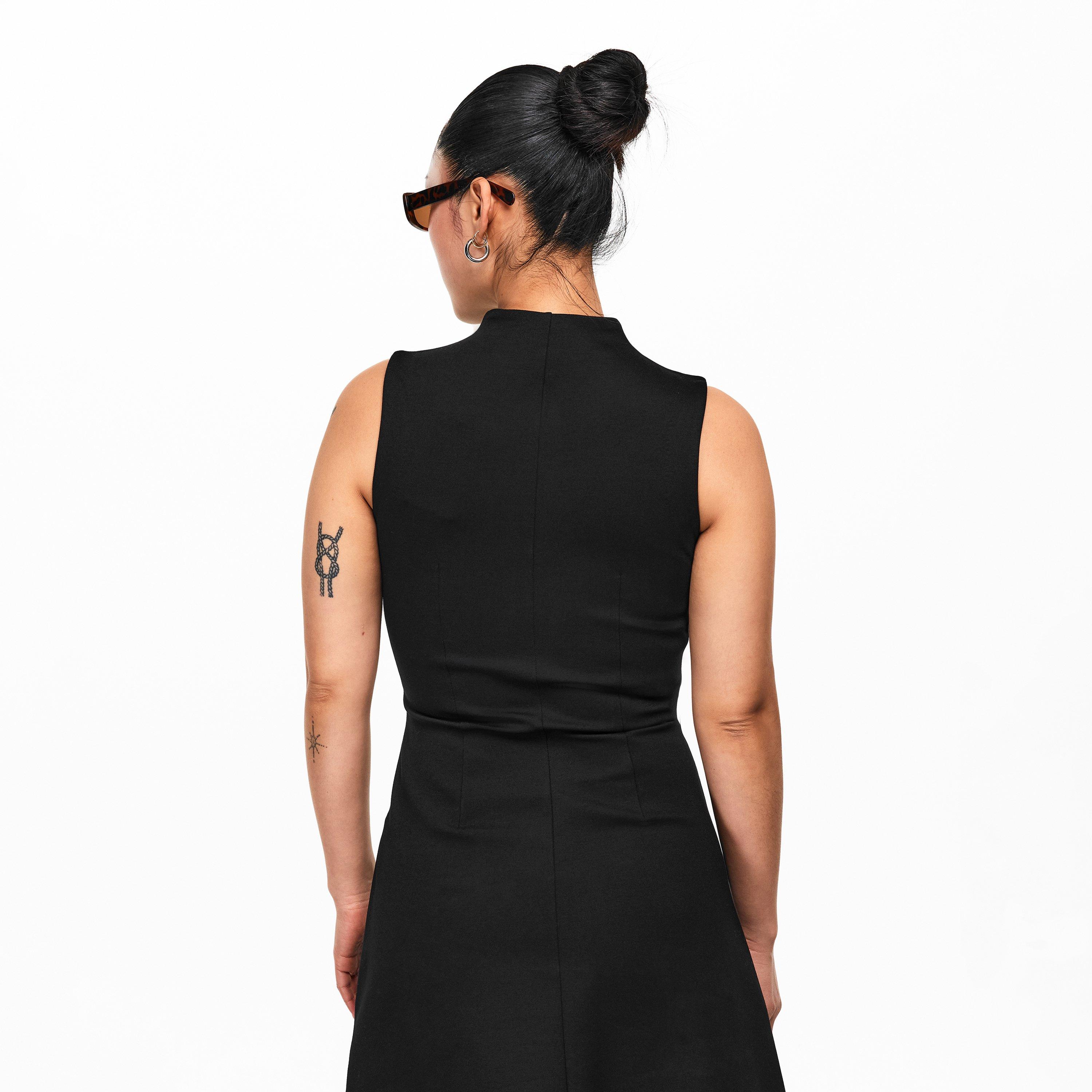 Black 001 - Hugo - Women's Skater Dress - 4