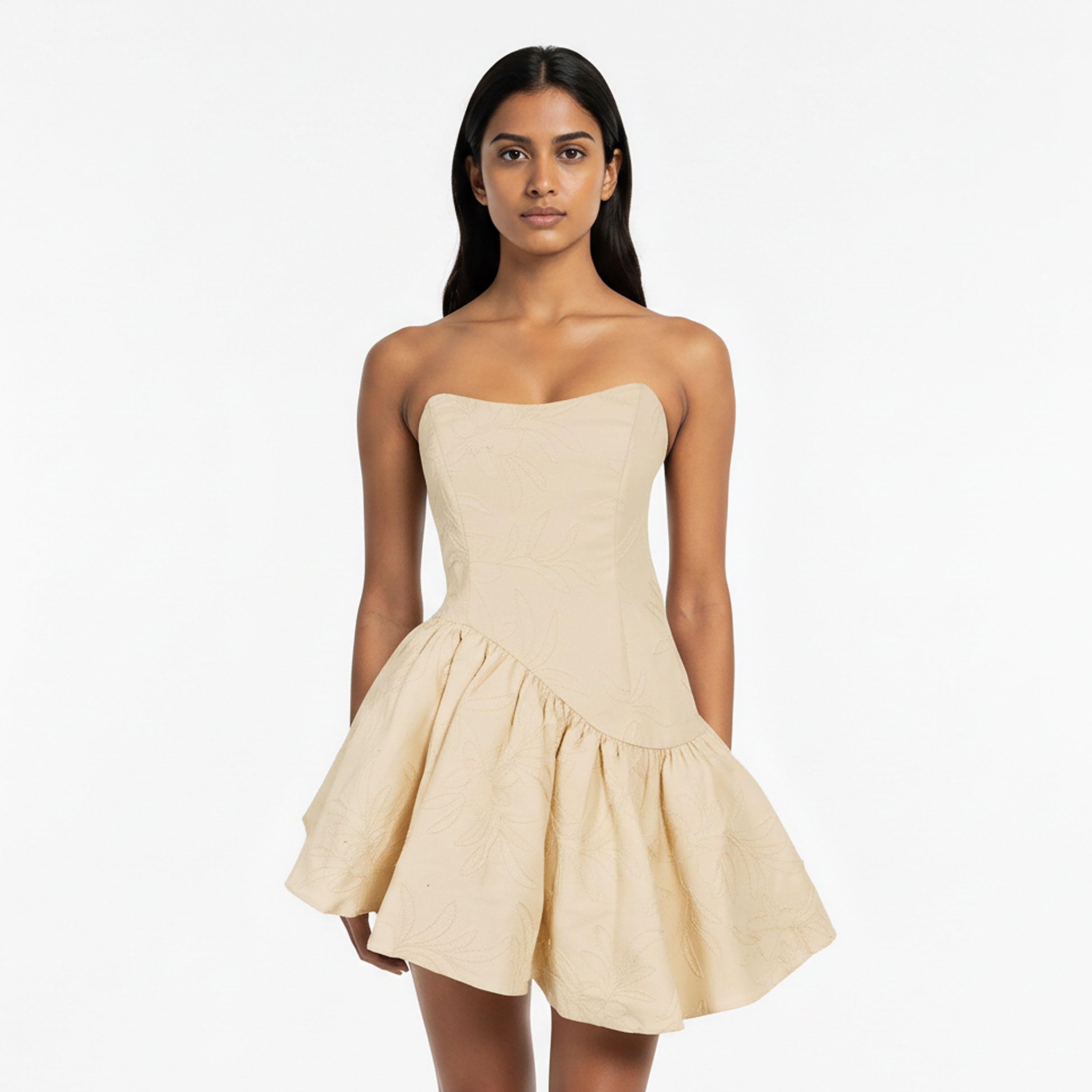 Apricot - Jarlo - Women's Mini Dress - 3