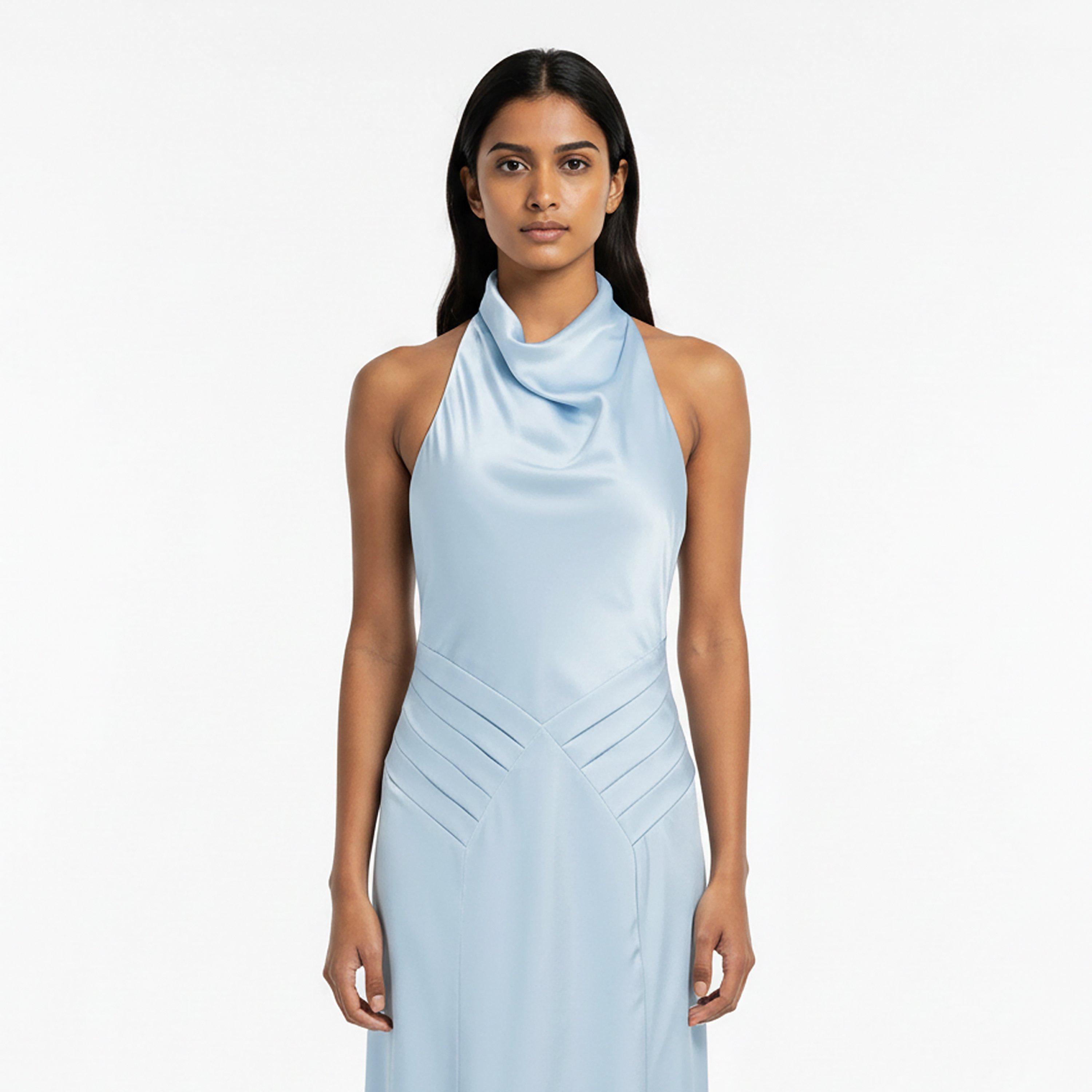 Blue - Jarlo - Women's Long Maxi Dress - 3