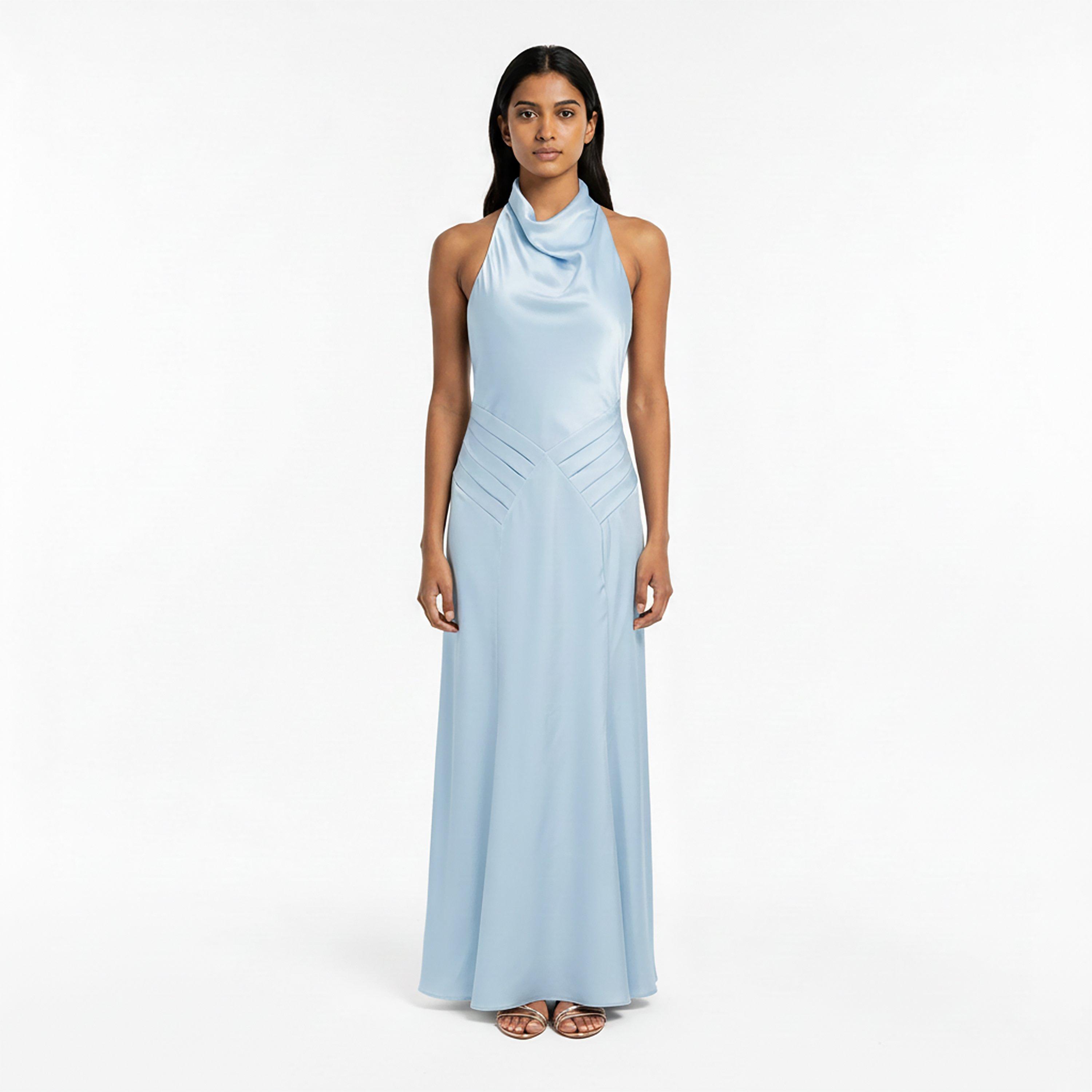 Blue - Jarlo - Women's Long Maxi Dress - 6