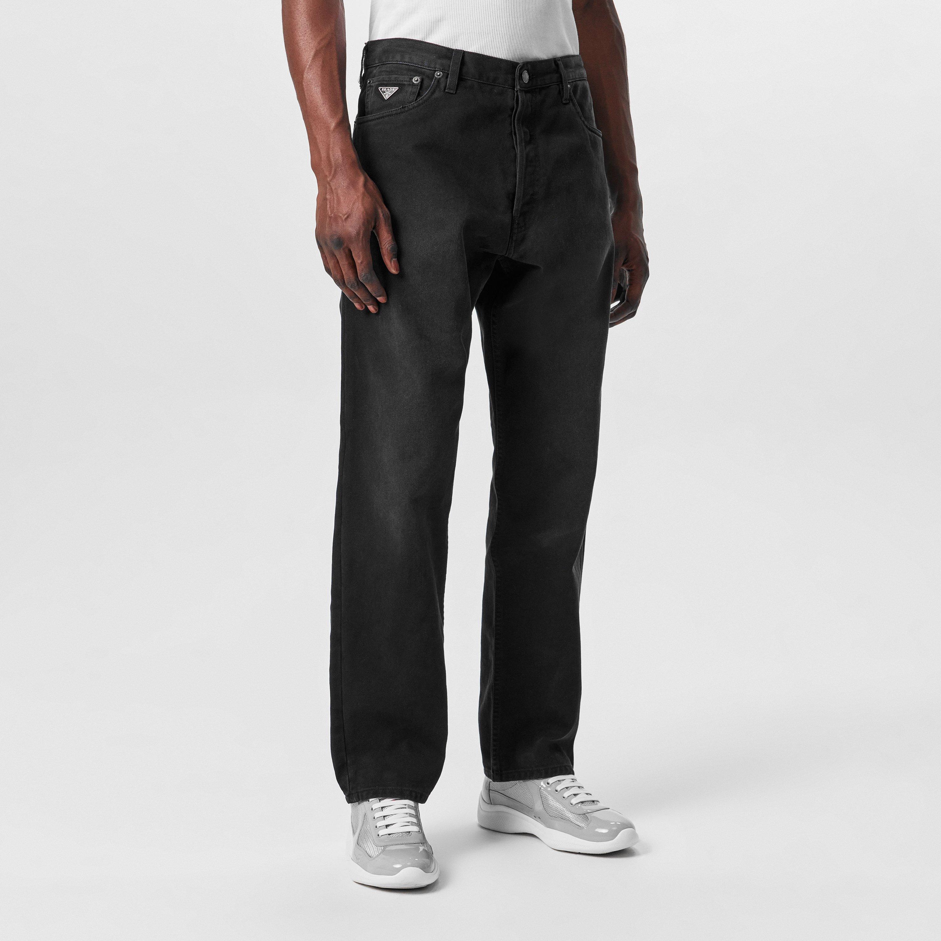 Faded Black - Prada - Men's Straight Leg Jeans - 3