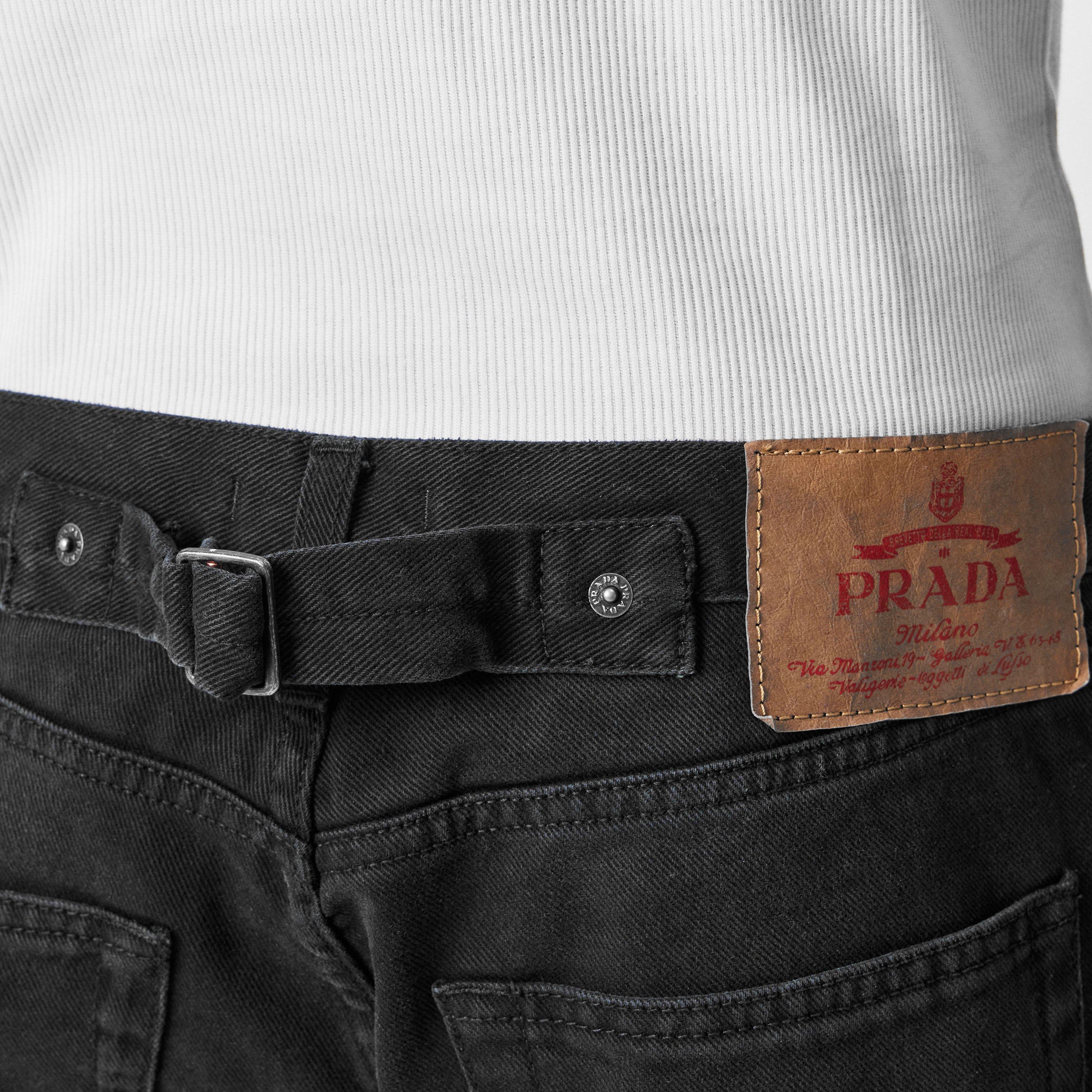 Faded Black - Prada - Men's Straight Leg Jeans - 5