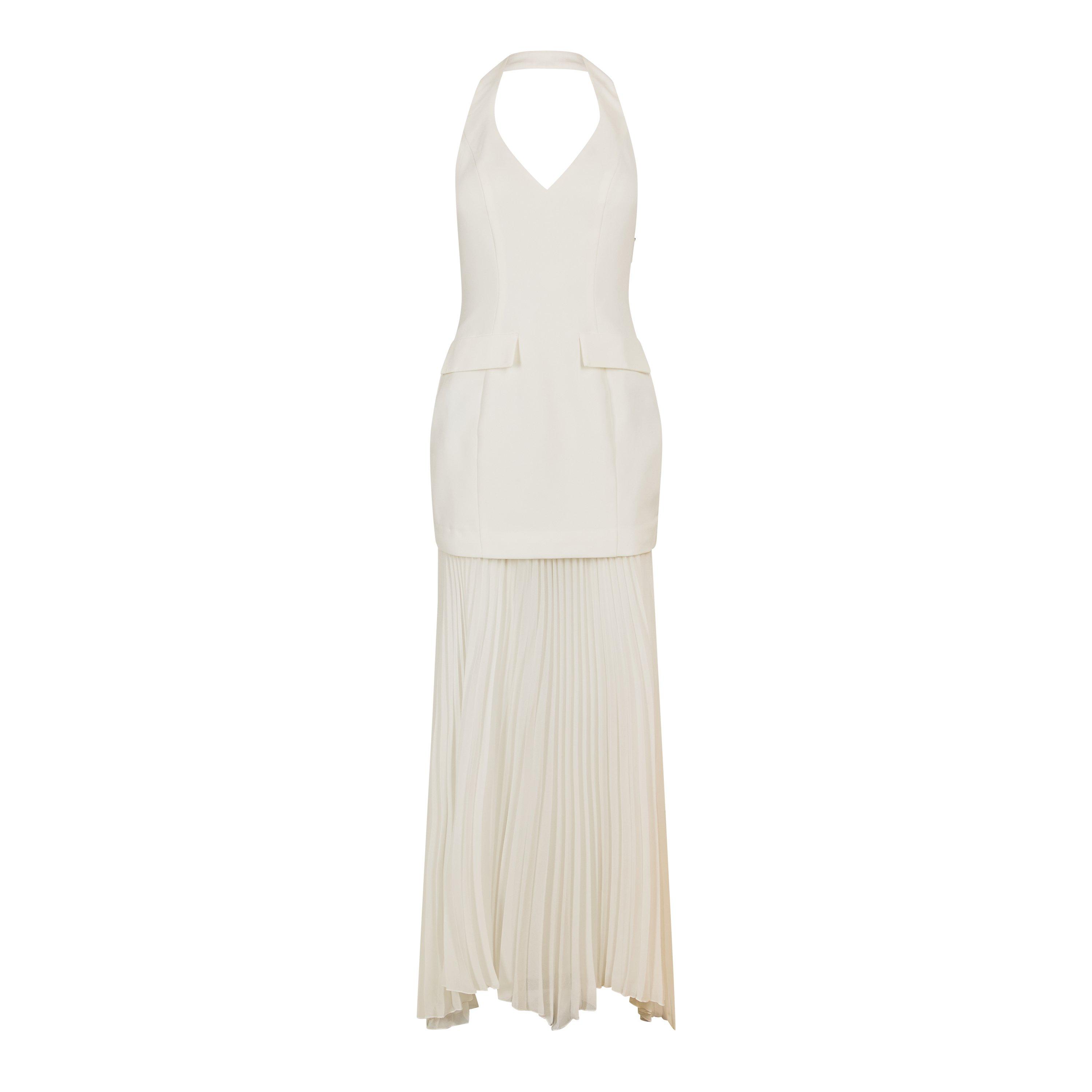 Jarlo Women's Long Maxi Dress - Cream - 8 (XS)
