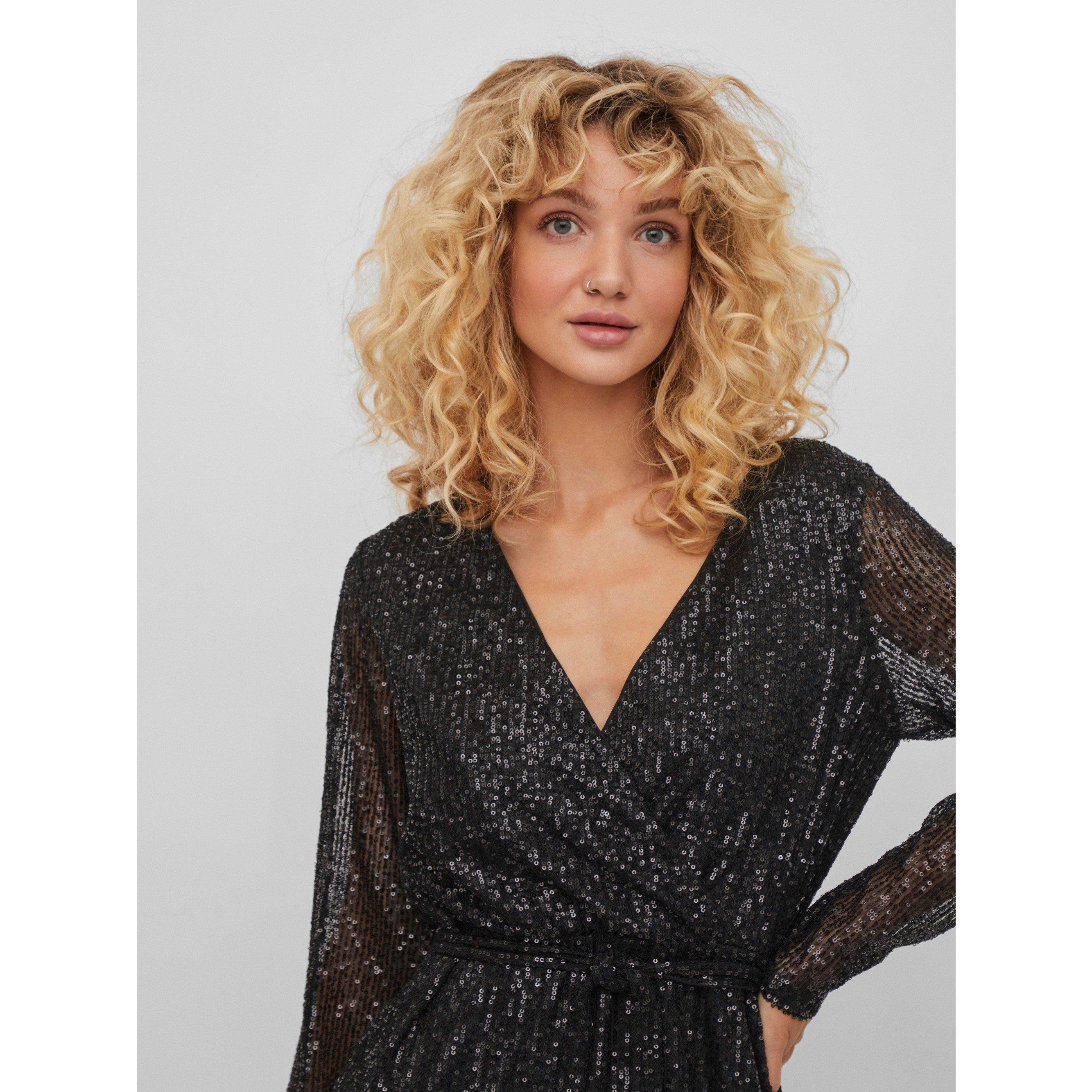 Schwarz - Vila - Glitas Dress - 5