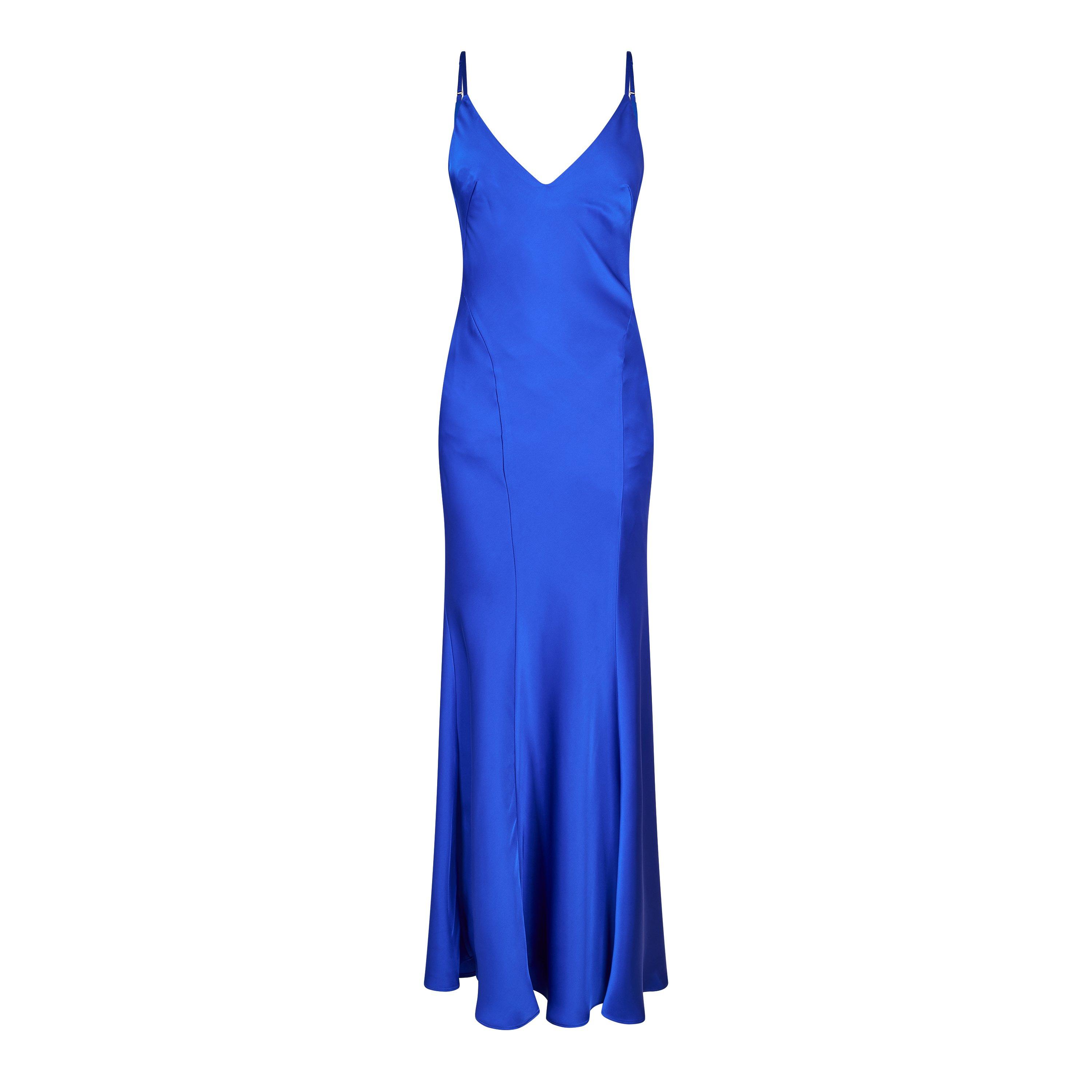 Jarlo Women's Long Maxi Dress - Baby Blue - 14 (L)