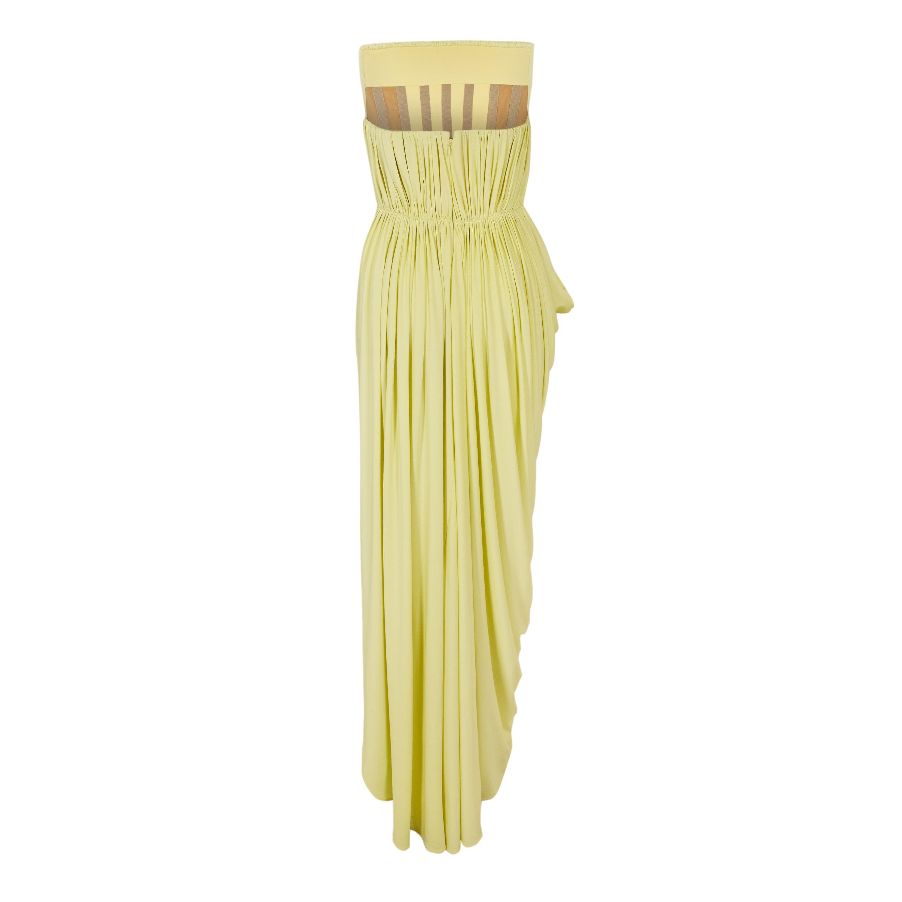 Sherbet Yellow - Stella McCartney - Stella Sqre Nck Gwn Ld62 - 2