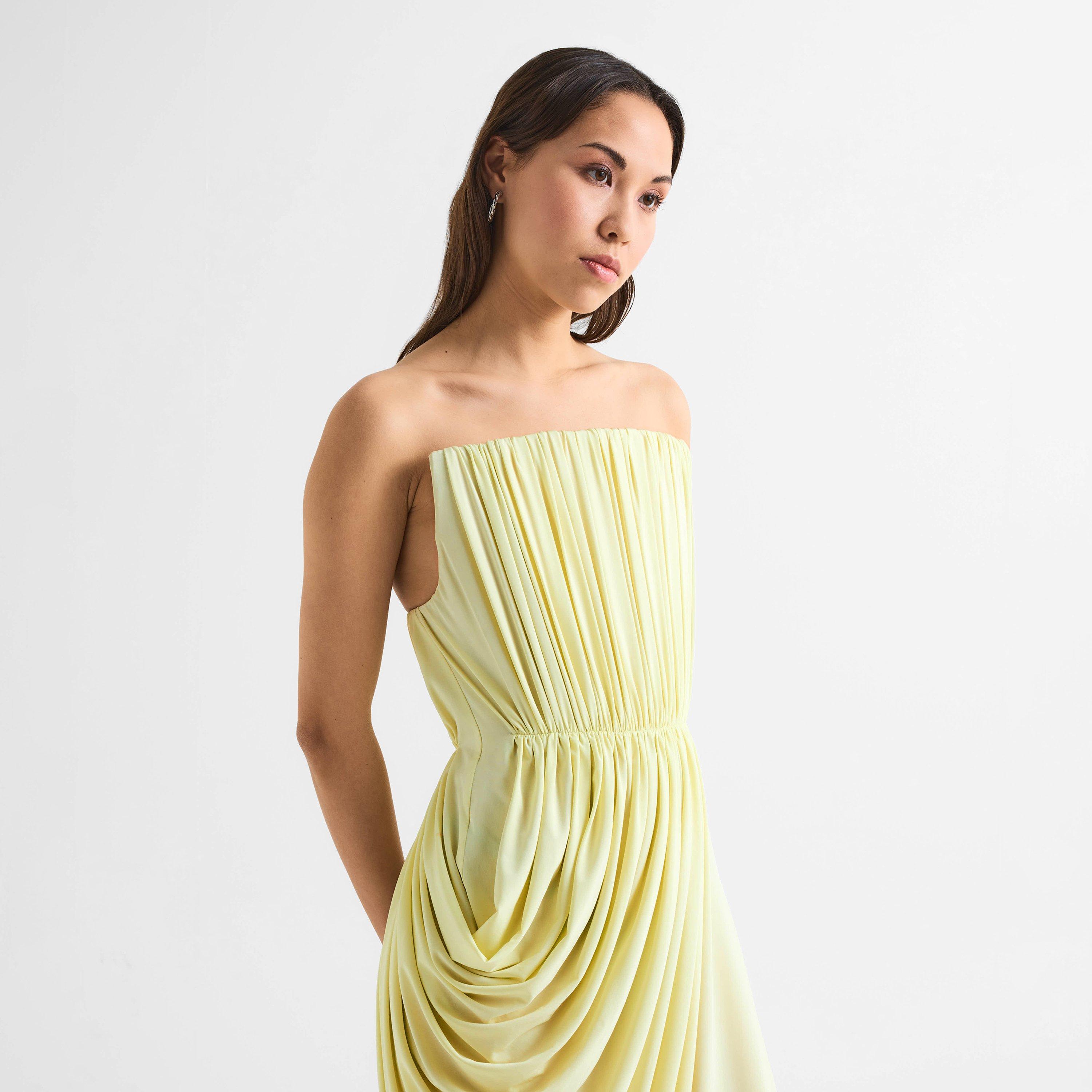 Sherbet Yellow - Stella McCartney - Women's Long Maxi Dress - 3