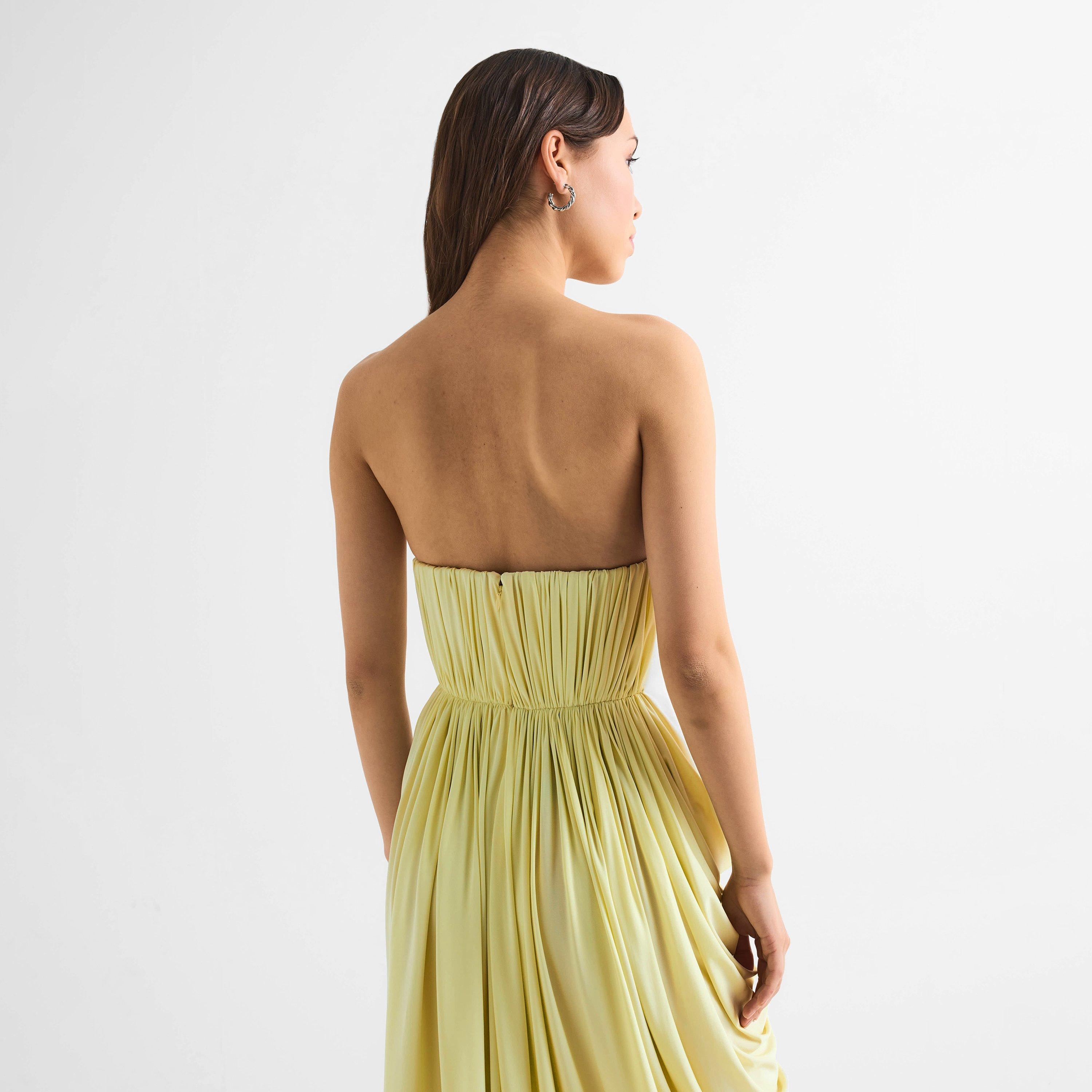 Sherbet Yellow - Stella McCartney - Women's Long Maxi Dress - 4