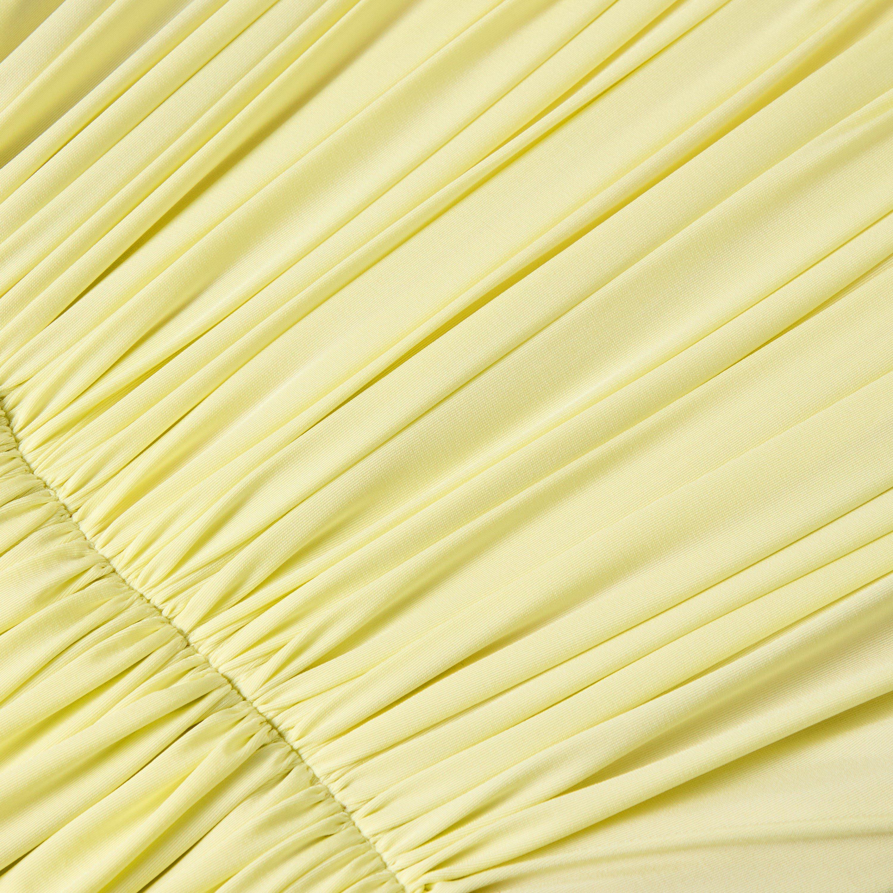 Sherbet Yellow - Stella McCartney - Women's Long Maxi Dress - 5