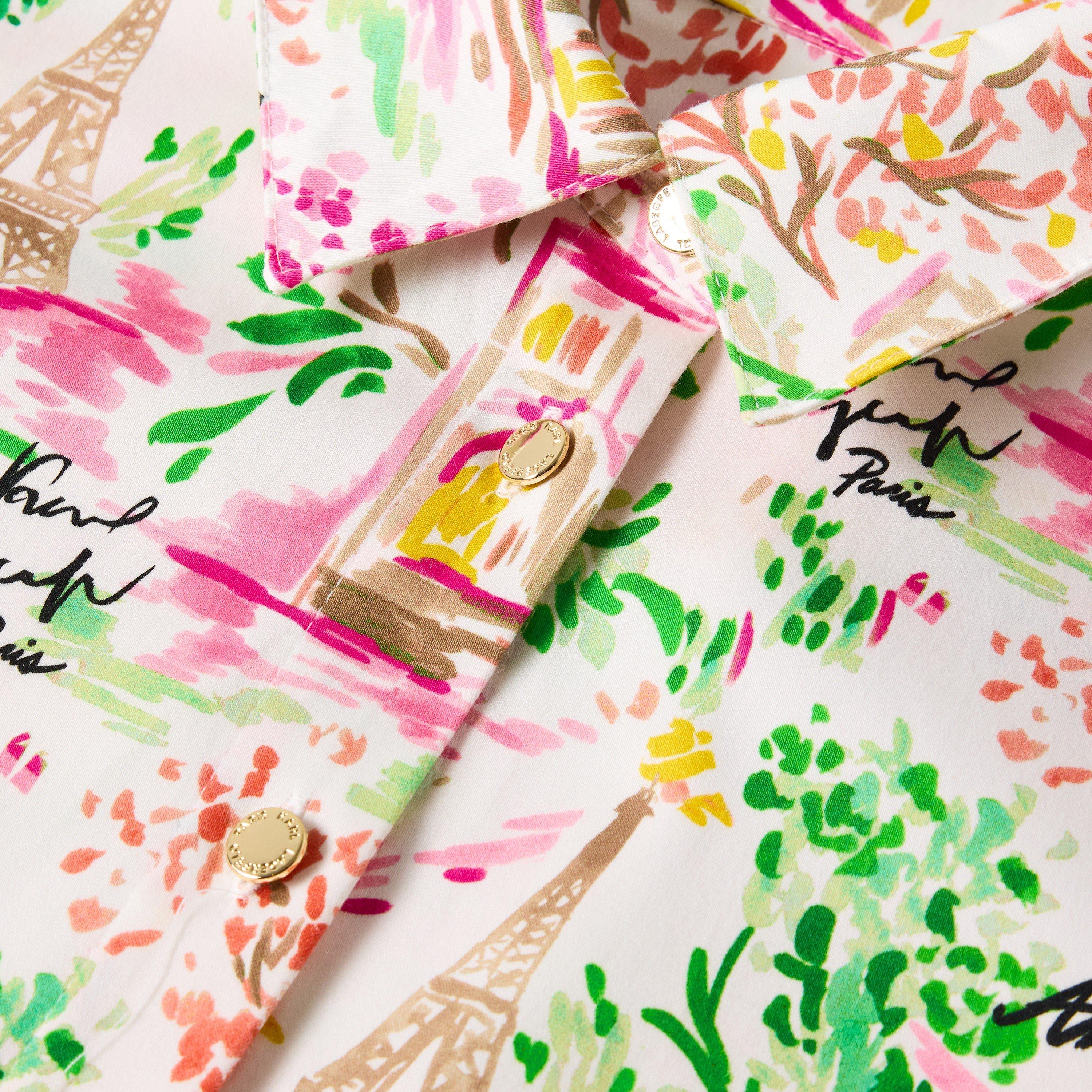 White/Floral - Karl Lagerfeld - Karl Shirt Drs Ld63 - 3