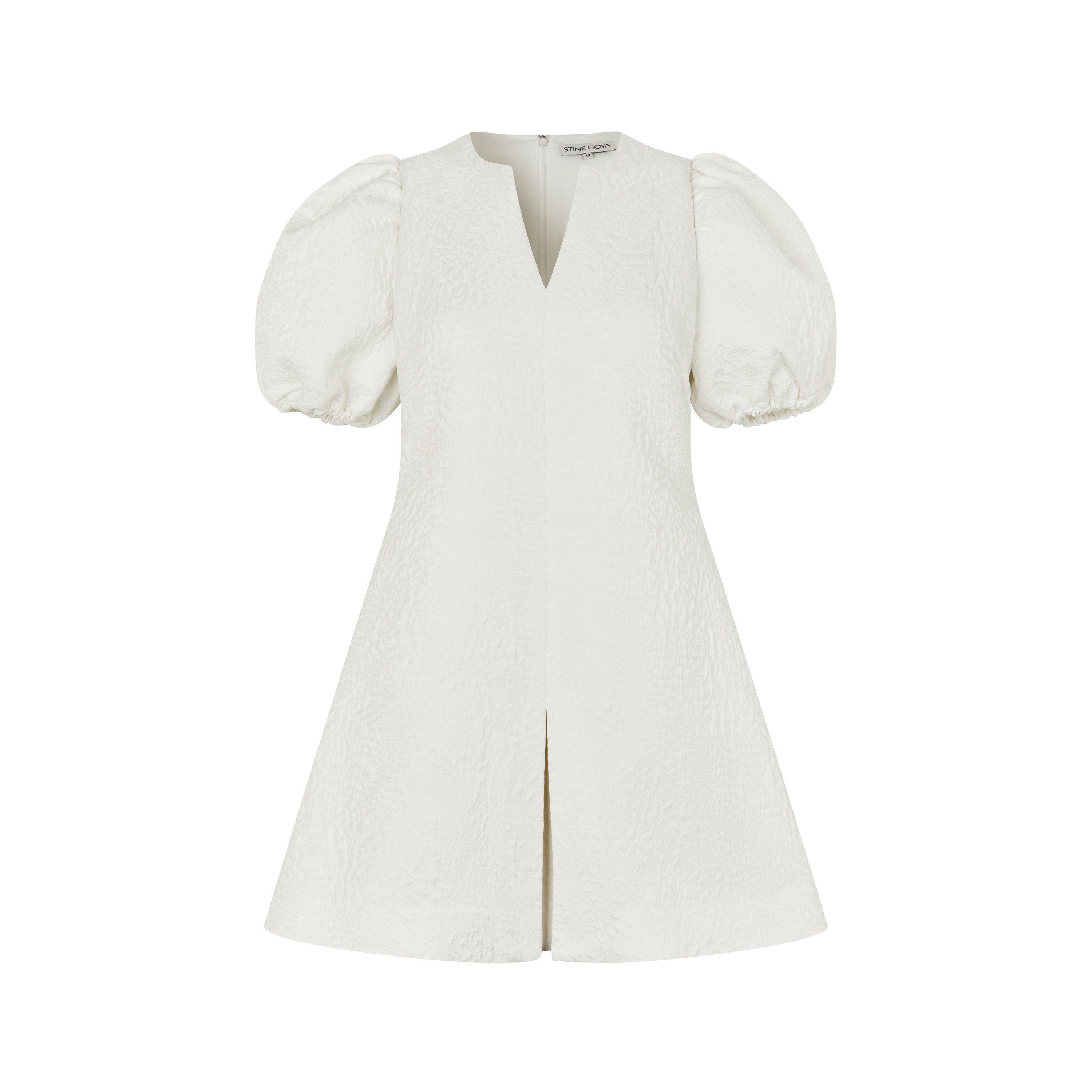 Stine Goya Women's Pleated Mini Dress - Artist Flower - Size 10 (S)