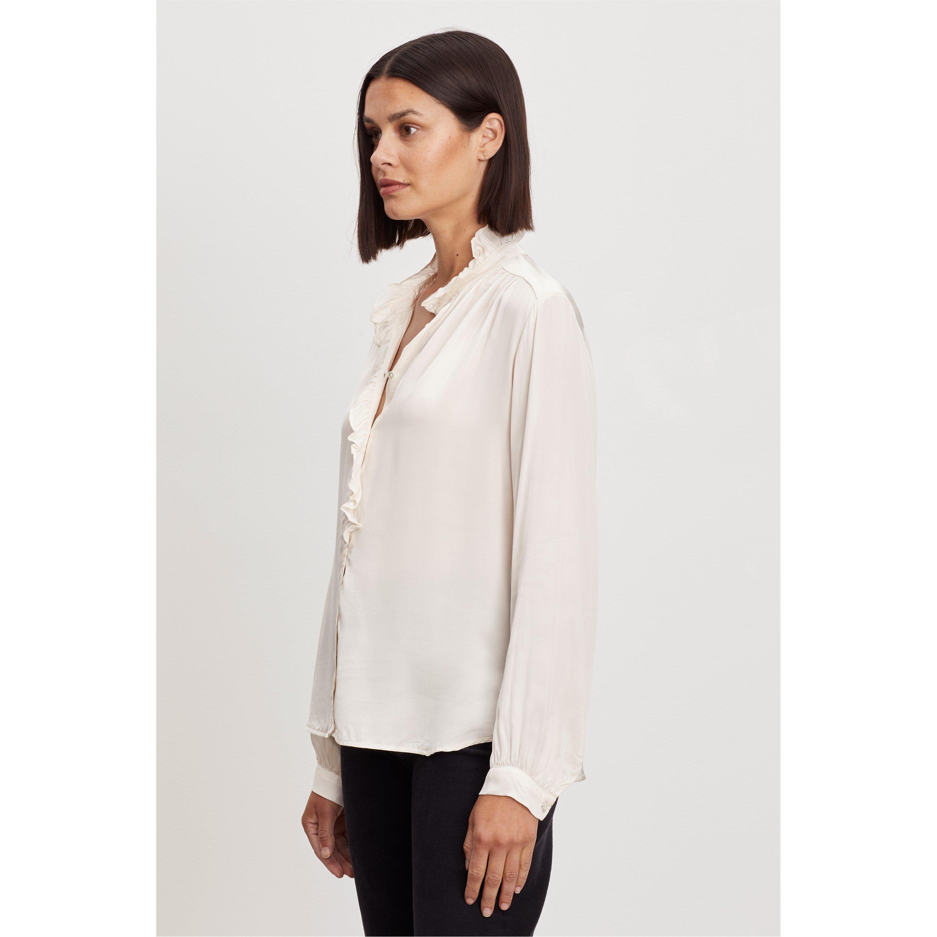 Velvet By Graham And Spencer Women's Regular Fit T-Shirt - Crema - 8 (XS)