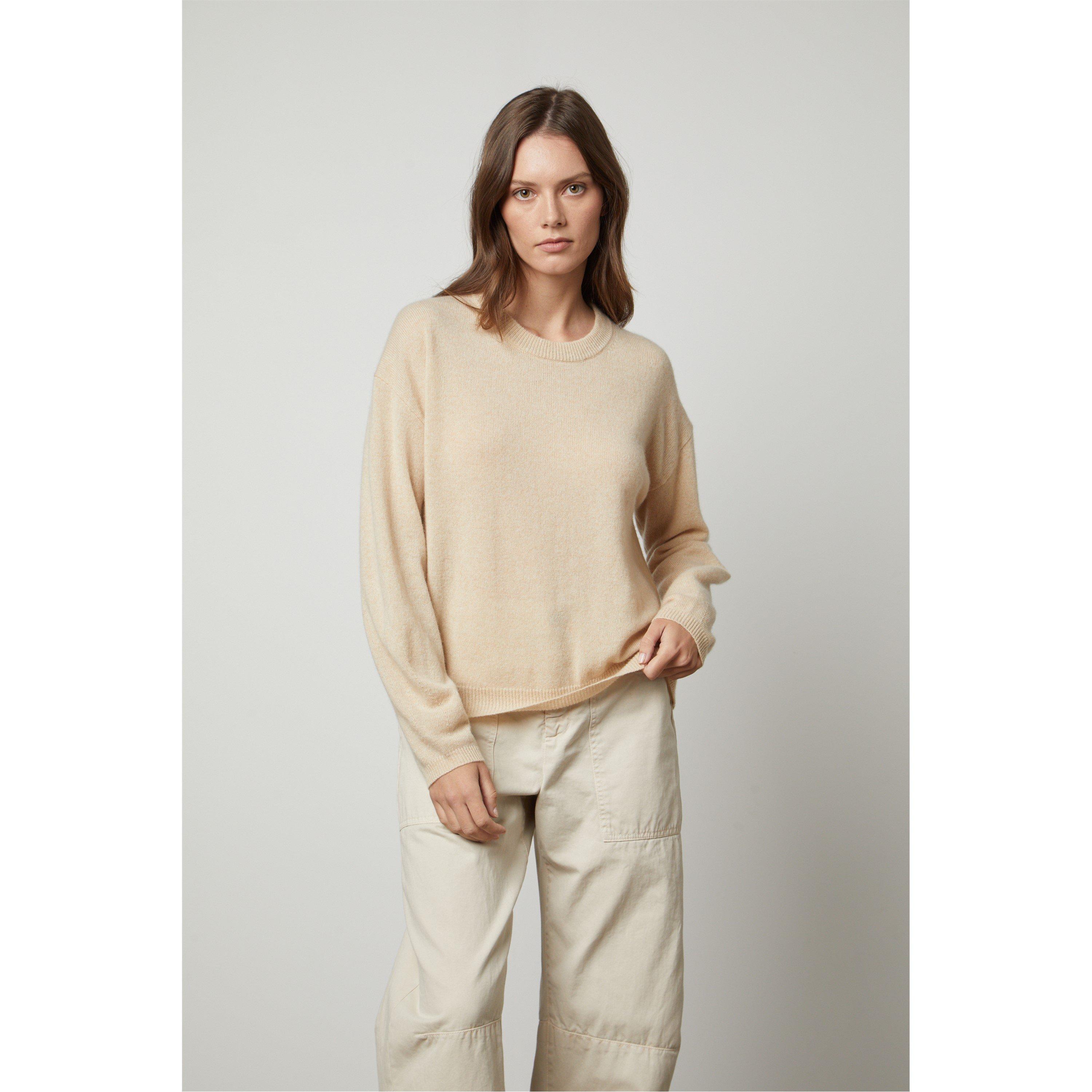 Velvet By Graham And Spencer Women's Regular Fit T-Shirt - Almond - 8 (XS)