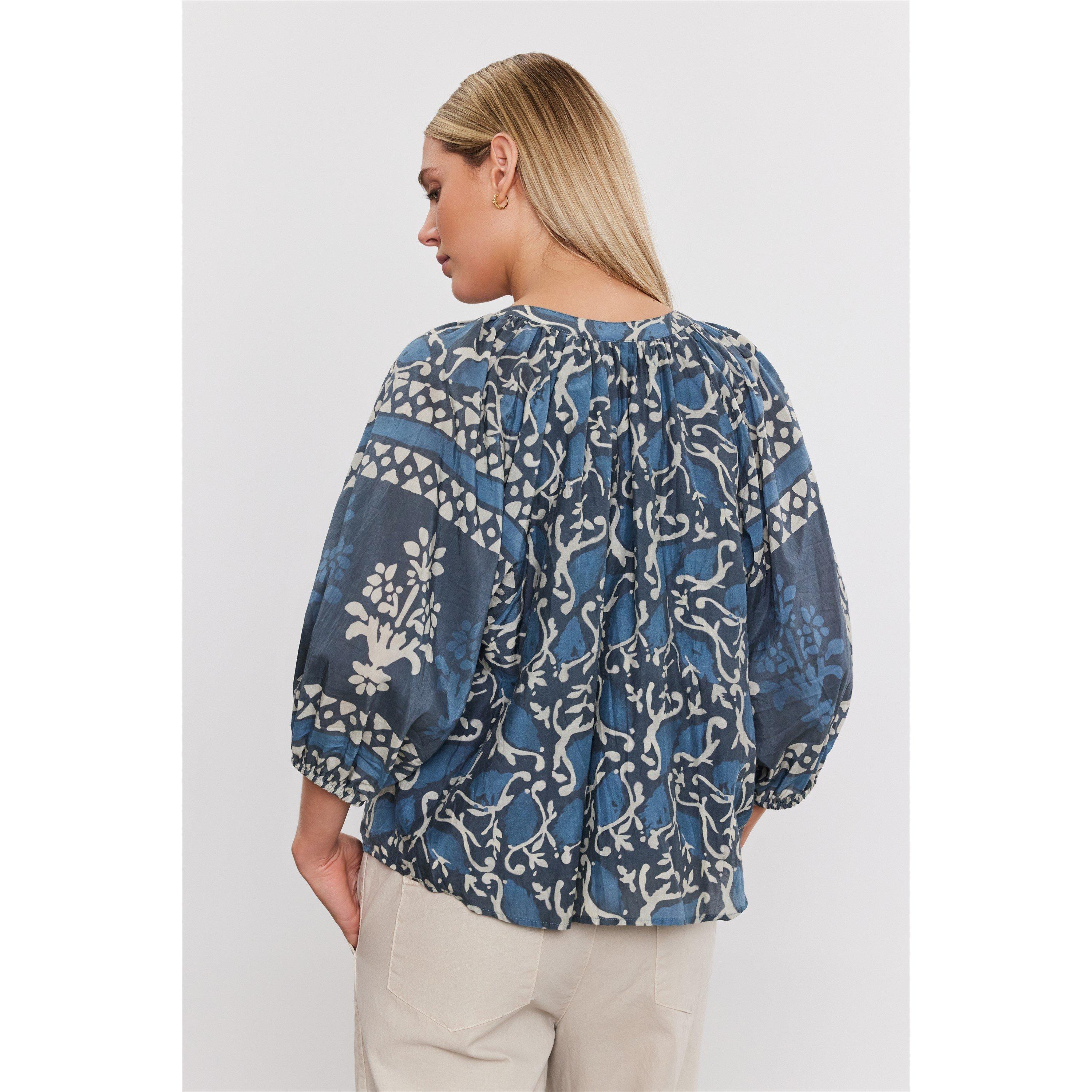 Blue - Velvet by Graham and Spencer - Women's Regular Fit T-Shirt - 2