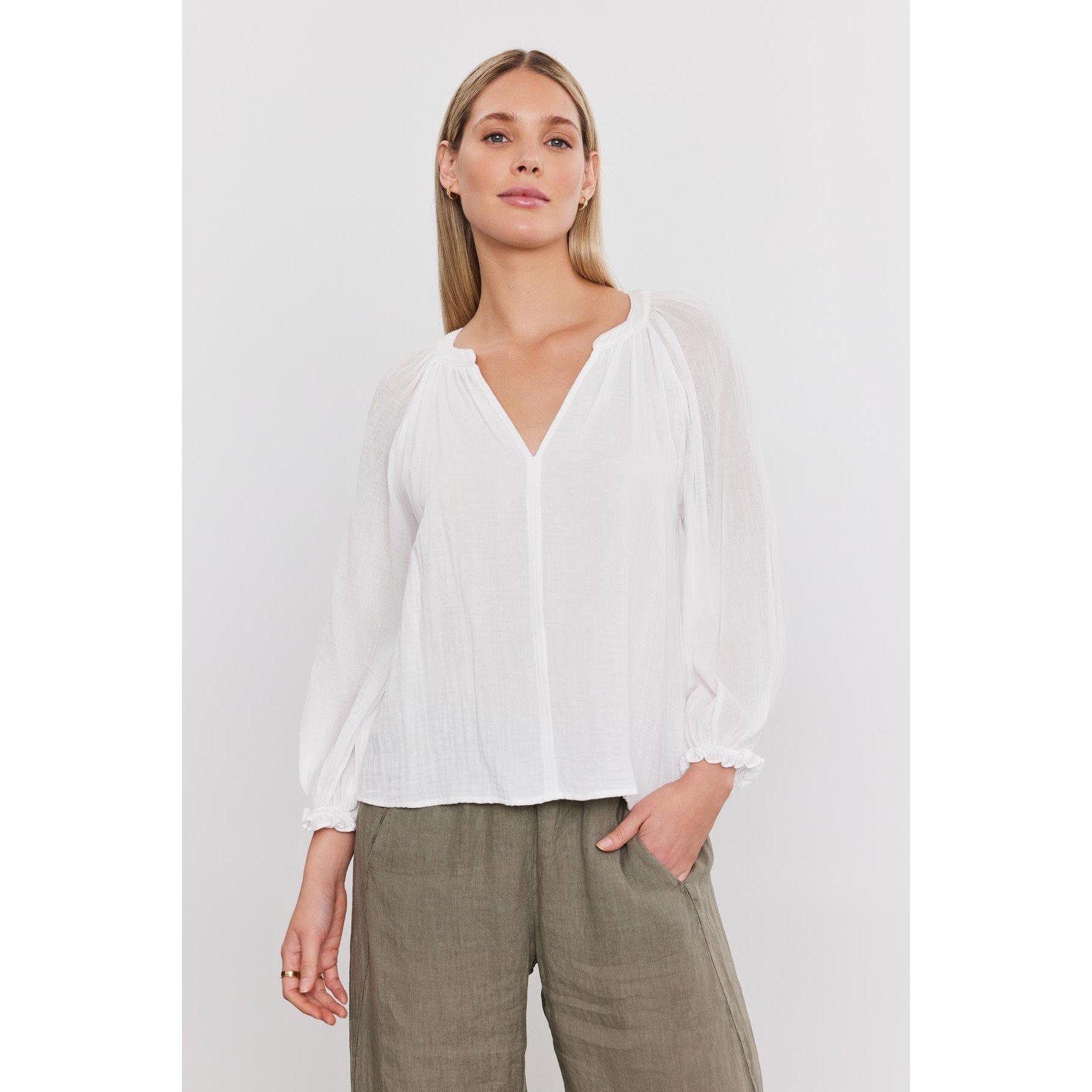 White - Velvet by Graham and Spencer - Women's Regular Fit T-Shirt - 3