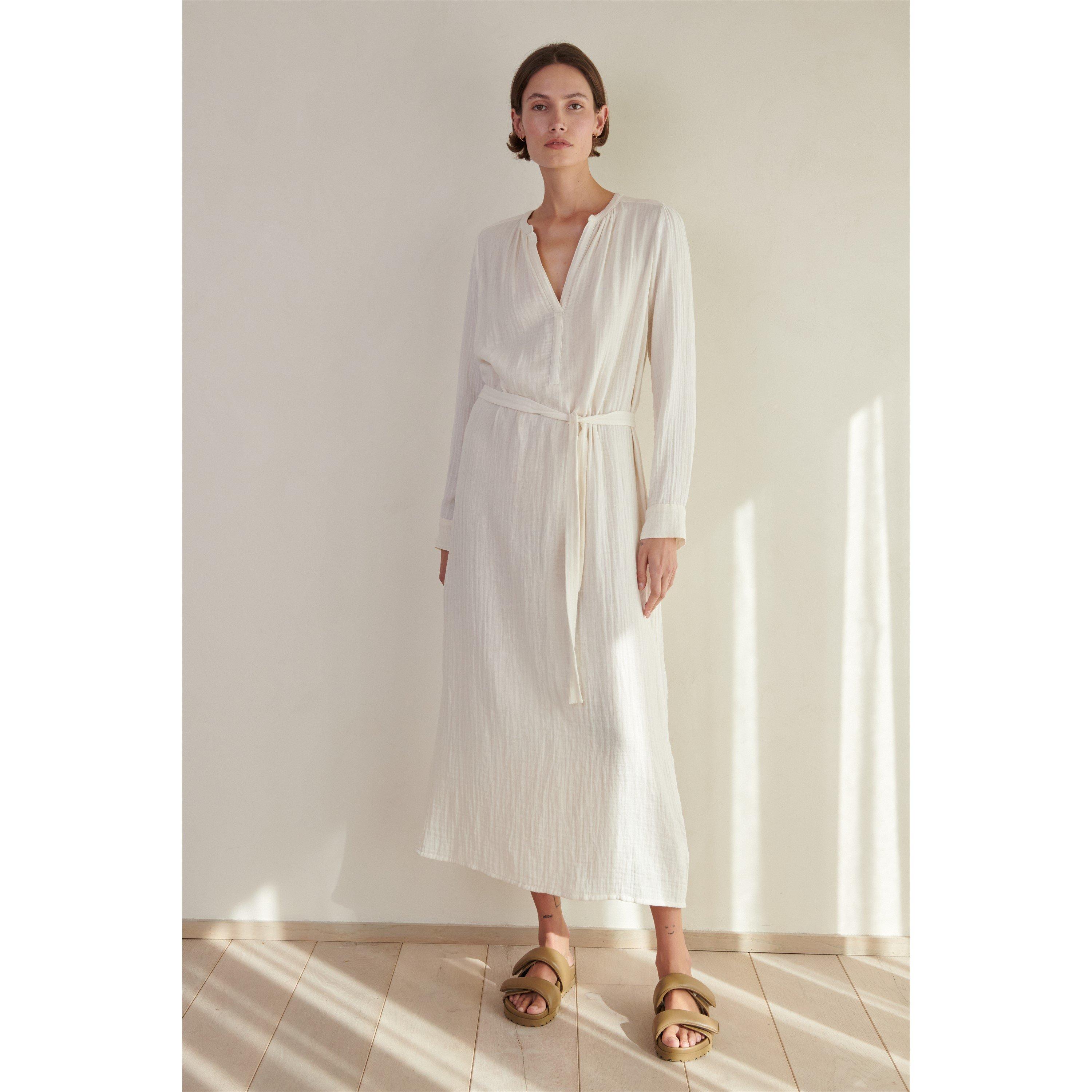 Black/Charc - Velvet by Graham and Spencer - Women's Gauze Shift Dress - 3