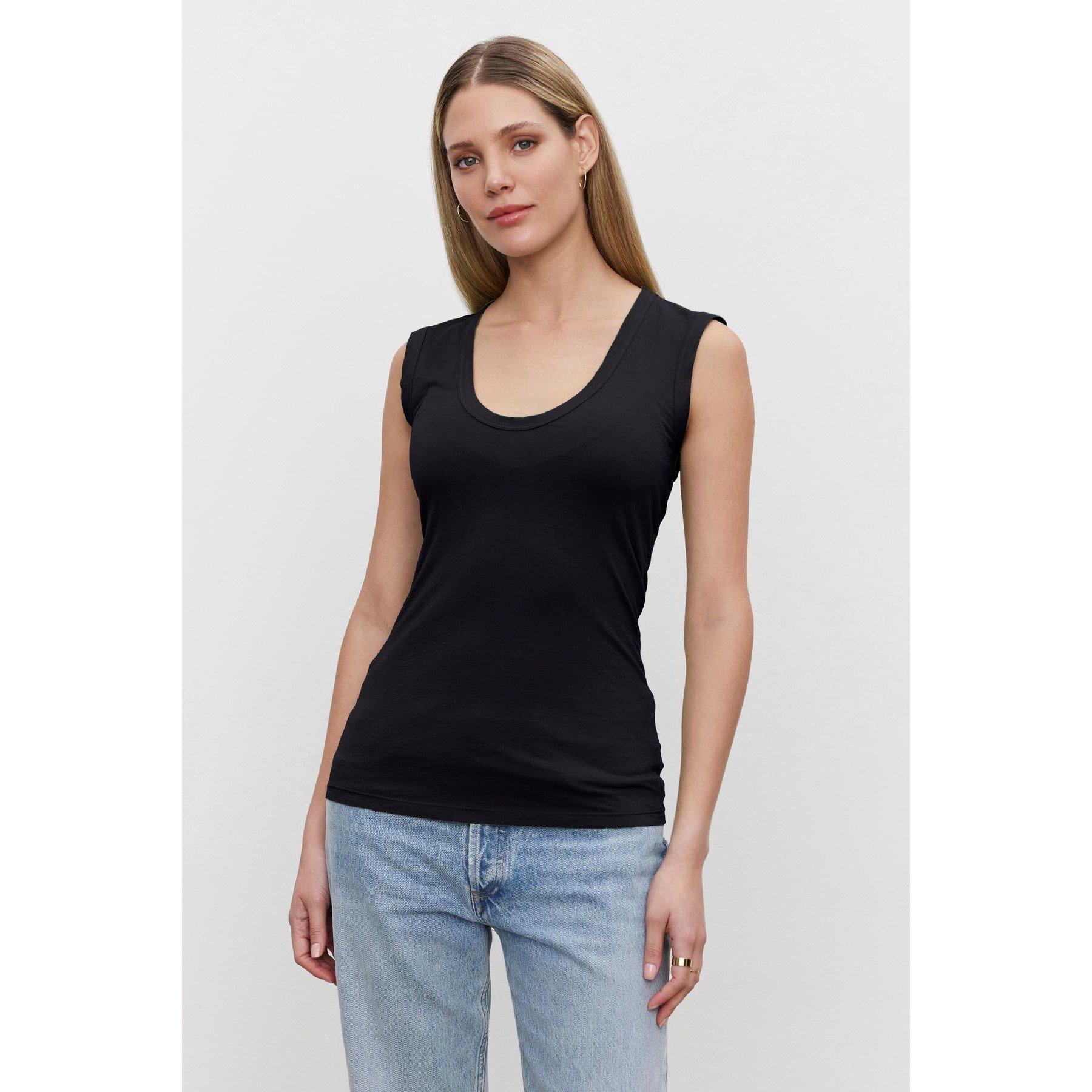 Black - Velvet by Graham and Spencer - Women's Regular Fit T-Shirt - 2