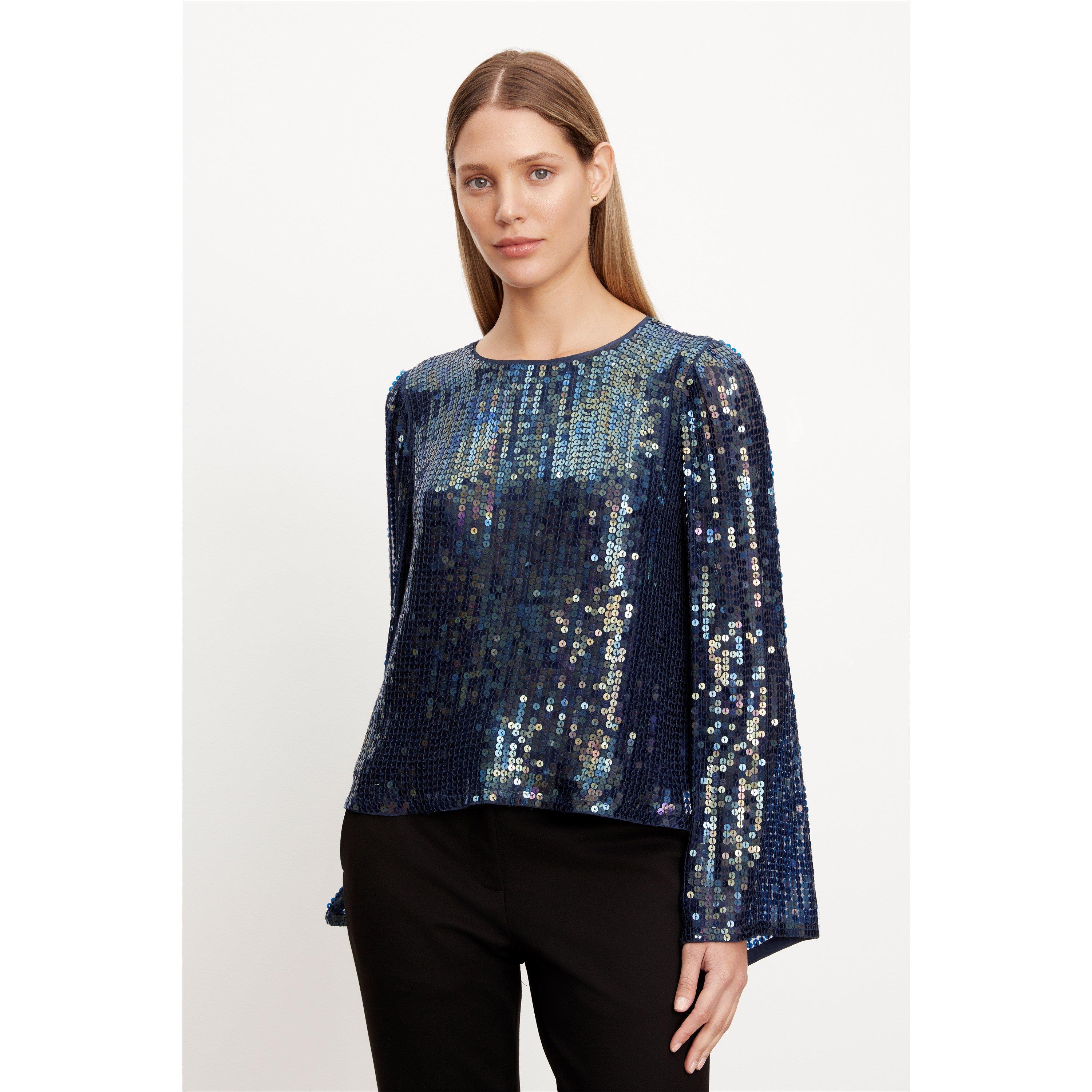 Velvet By Graham And Spencer Women's Regular Fit T-Shirt - Baltic - 8 (XS)