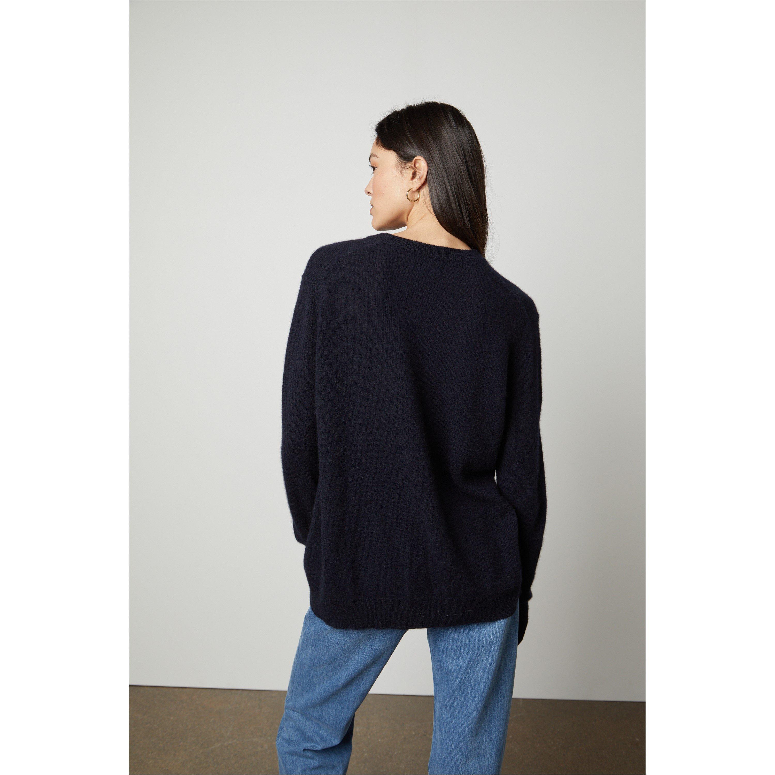 Navy - Velvet by Graham and Spencer - Women's Regular Fit T-Shirt - 2