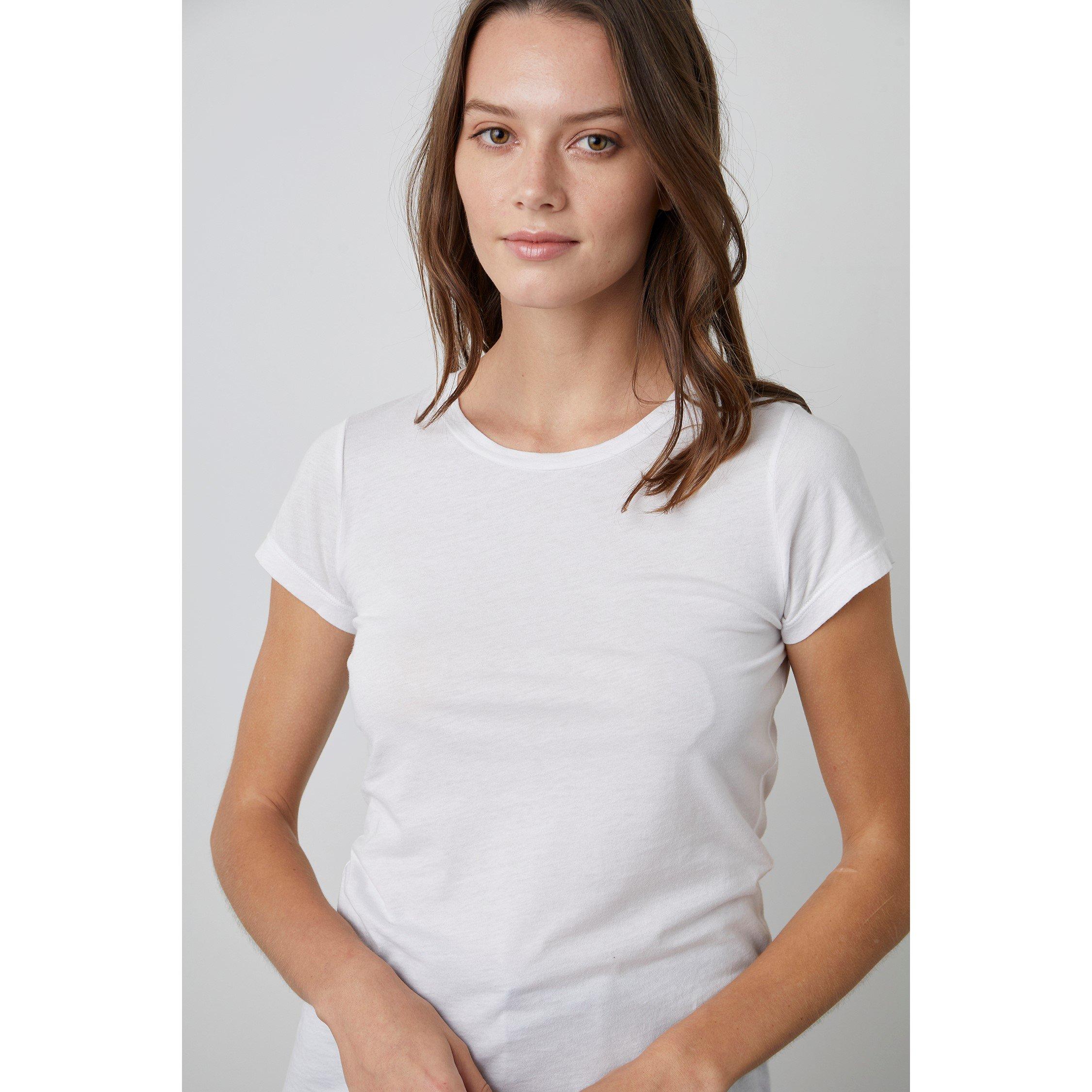 White - Velvet by Graham and Spencer - Women's Regular Fit T-Shirt - 1