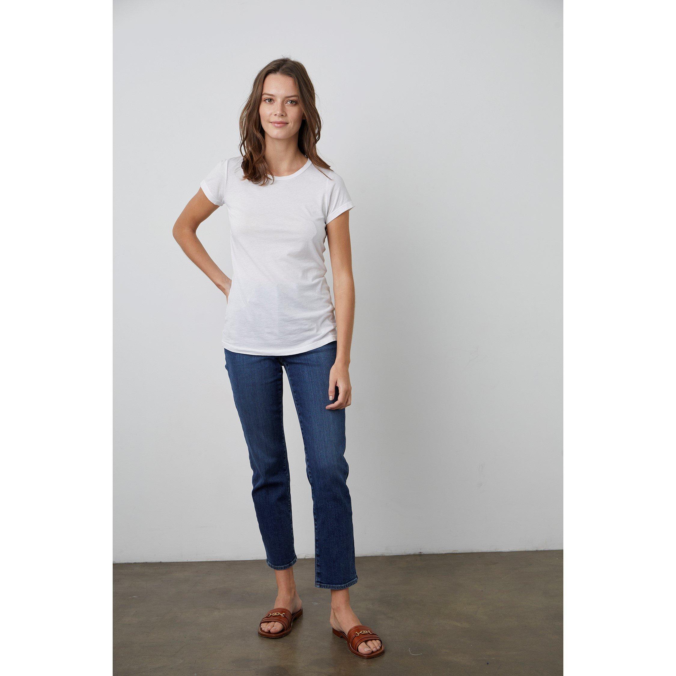 White - Velvet by Graham and Spencer - Women's Regular Fit T-Shirt - 2