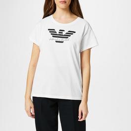 Emporio Armani Logo Print T Shirt