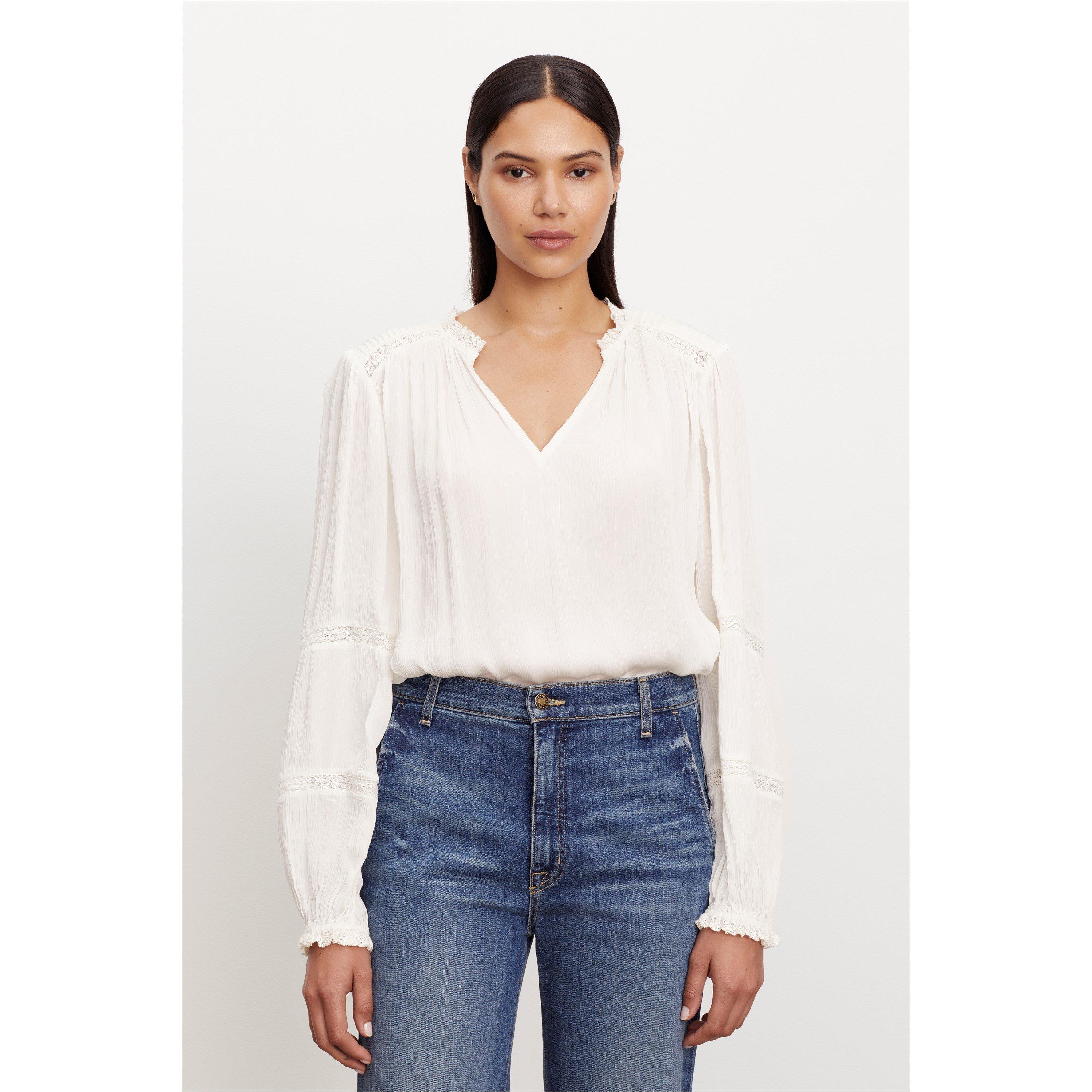 Ecru - Velvet by Graham and Spencer - Women's Regular Fit T-Shirt - 3