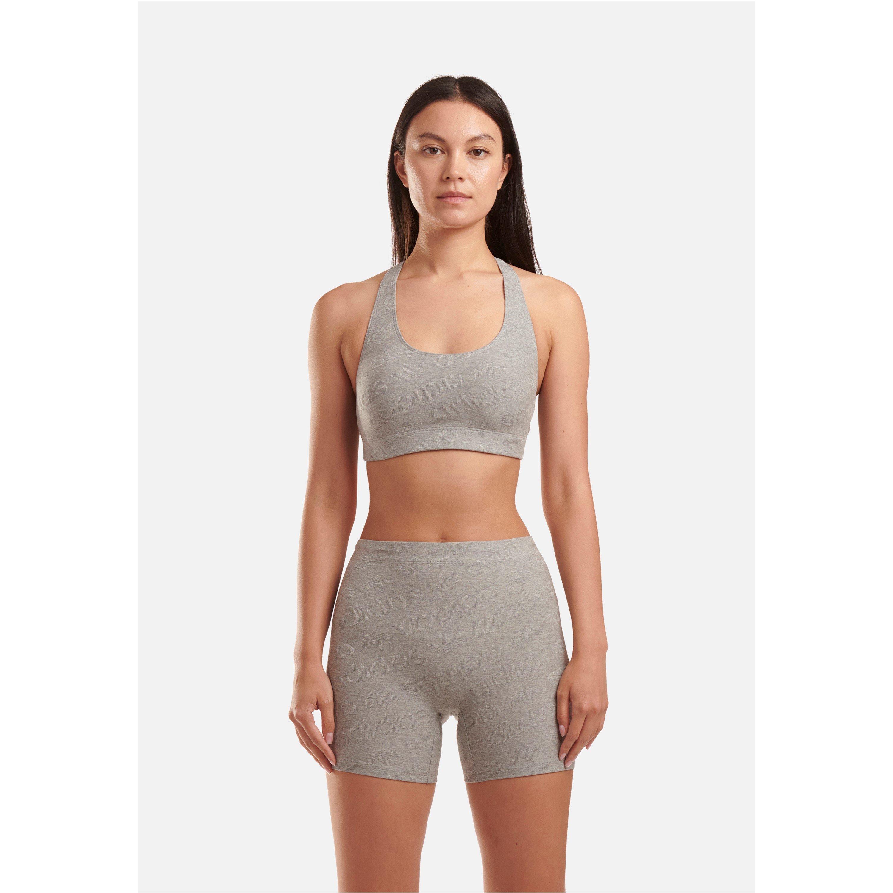 Med Hthr Grey - adidas Originals - Originals Racer Back Crop Top - 1
