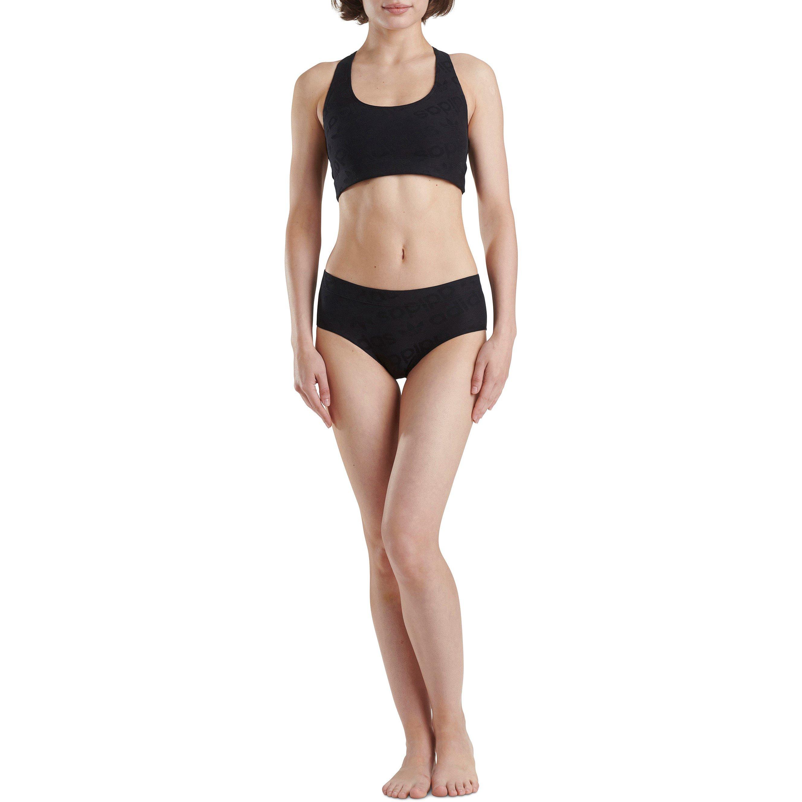 Adidas Originals Women's Originals Racer Back Crop Top - Black - 16 (XL)