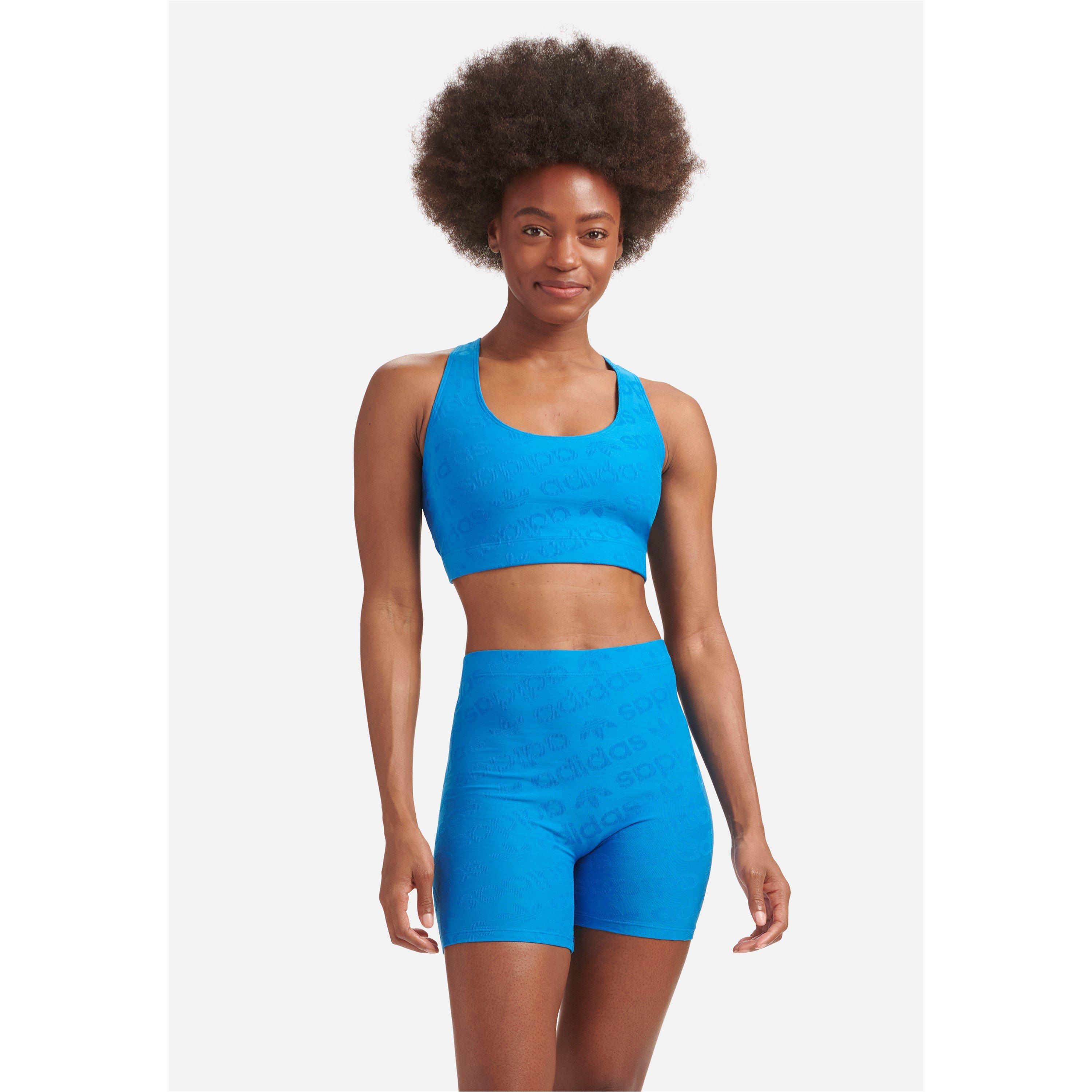 Adidas Originals Women's Originals Racer Back Crop Top - Blue - 14 (L)