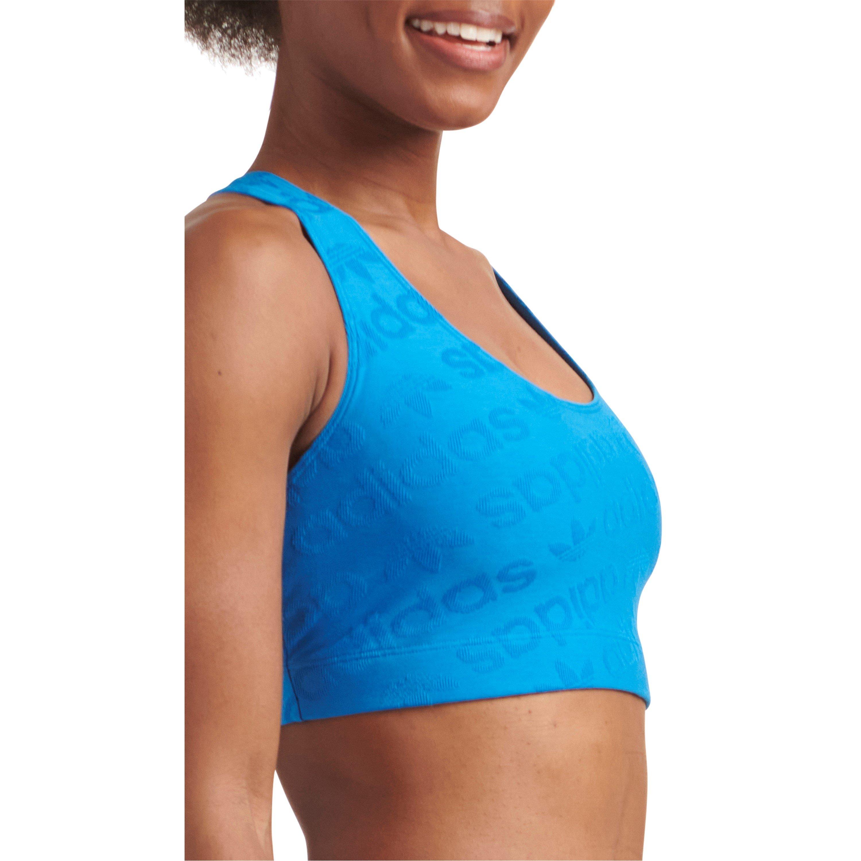 Blue - adidas Originals - Originals Racer Back Crop Top - 2