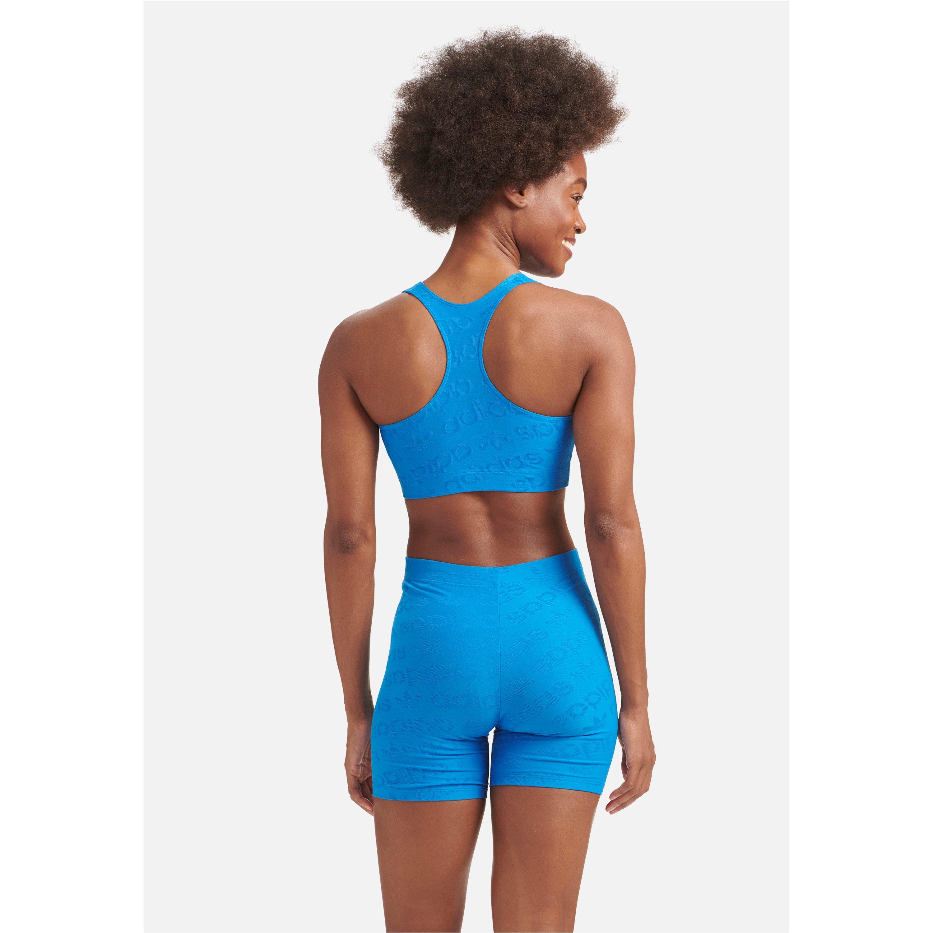 Blue - adidas Originals - Originals Racer Back Crop Top - 4